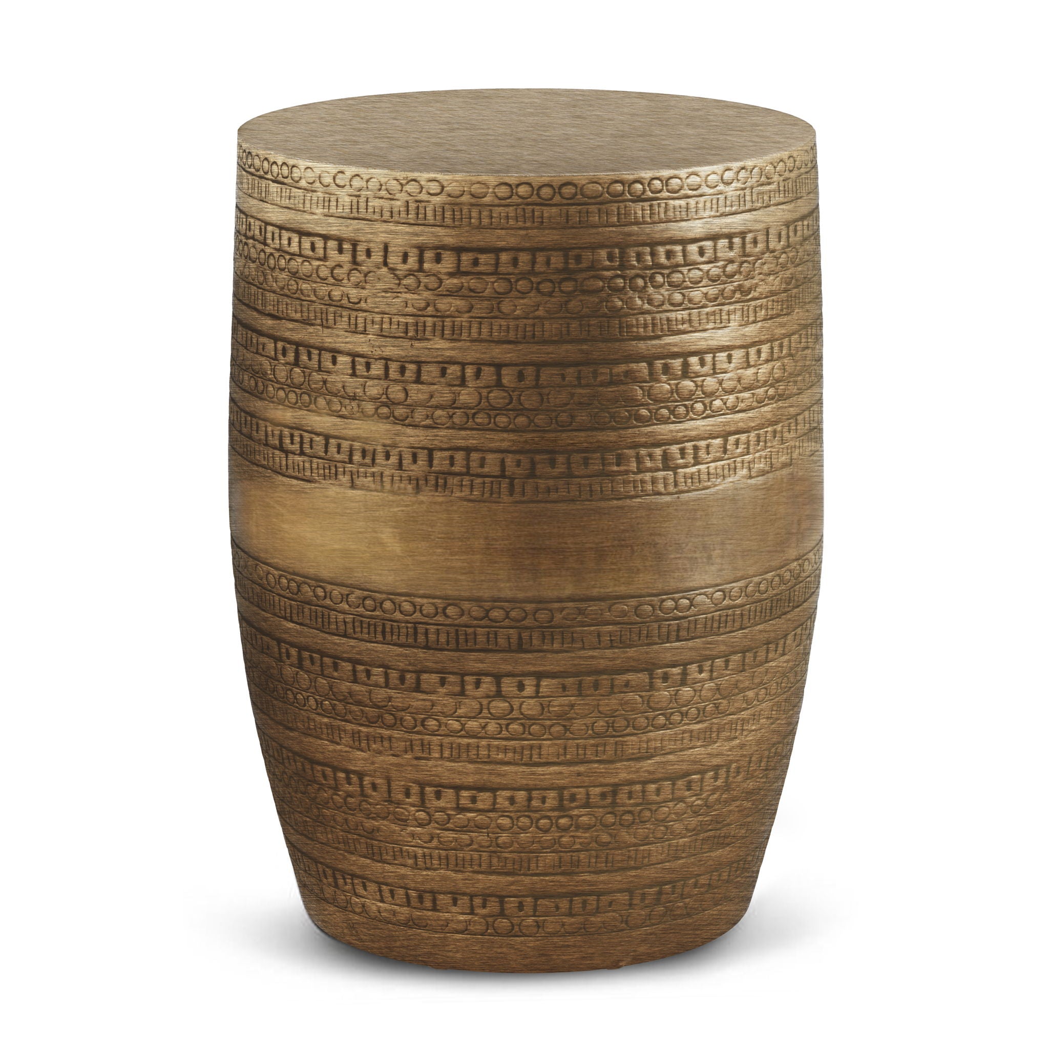 Johnsen - Handcrafted Large Metal Accent Table - Best Buy Furniture