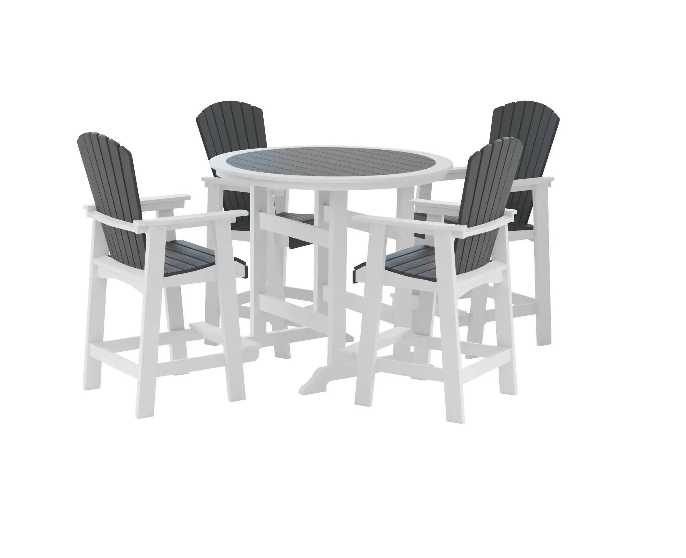 5 Piece HDPE Patio Bar Table and Chair Set - Best Buy Furniture