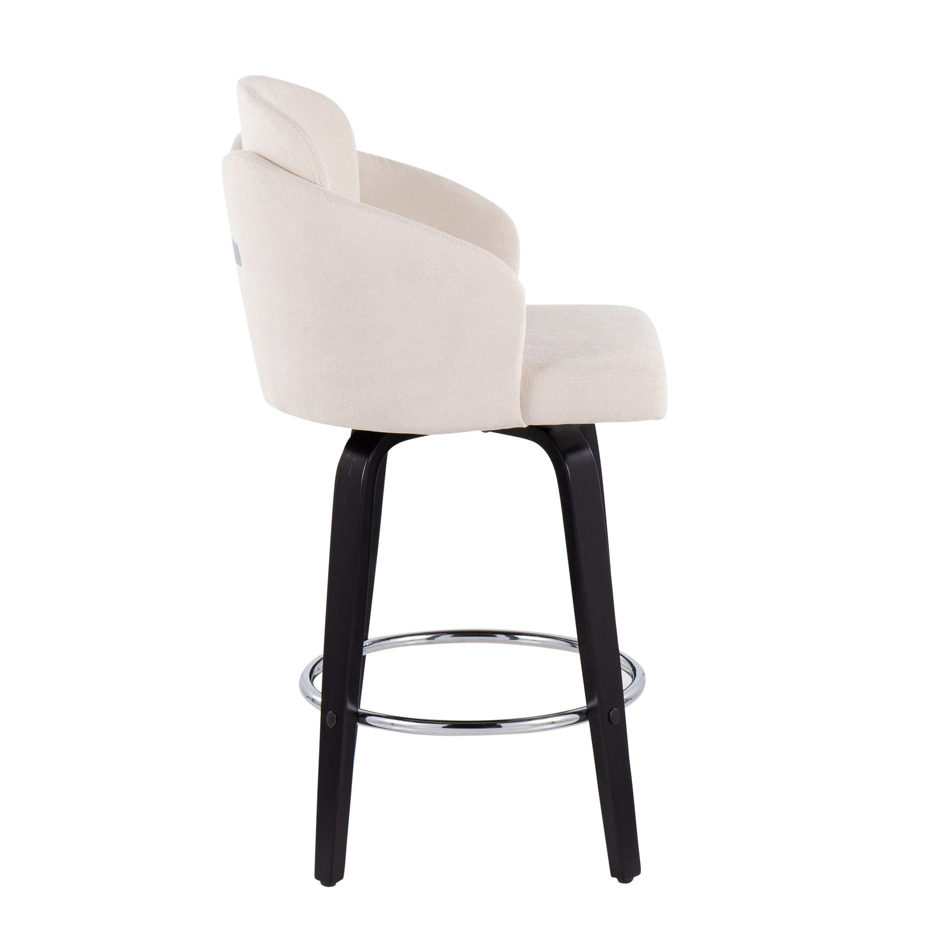 Dahlia - Contemporary Counter Stool Round Footrest (Set of 2) - Best Buy Furniture
