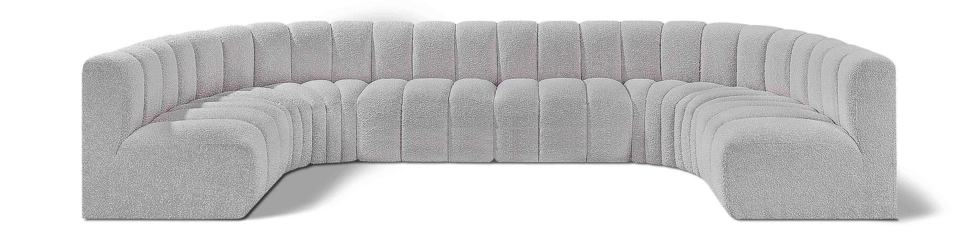 Arc - Boucle Fabric 8 Piece Modular Sofa - Best Buy Furniture