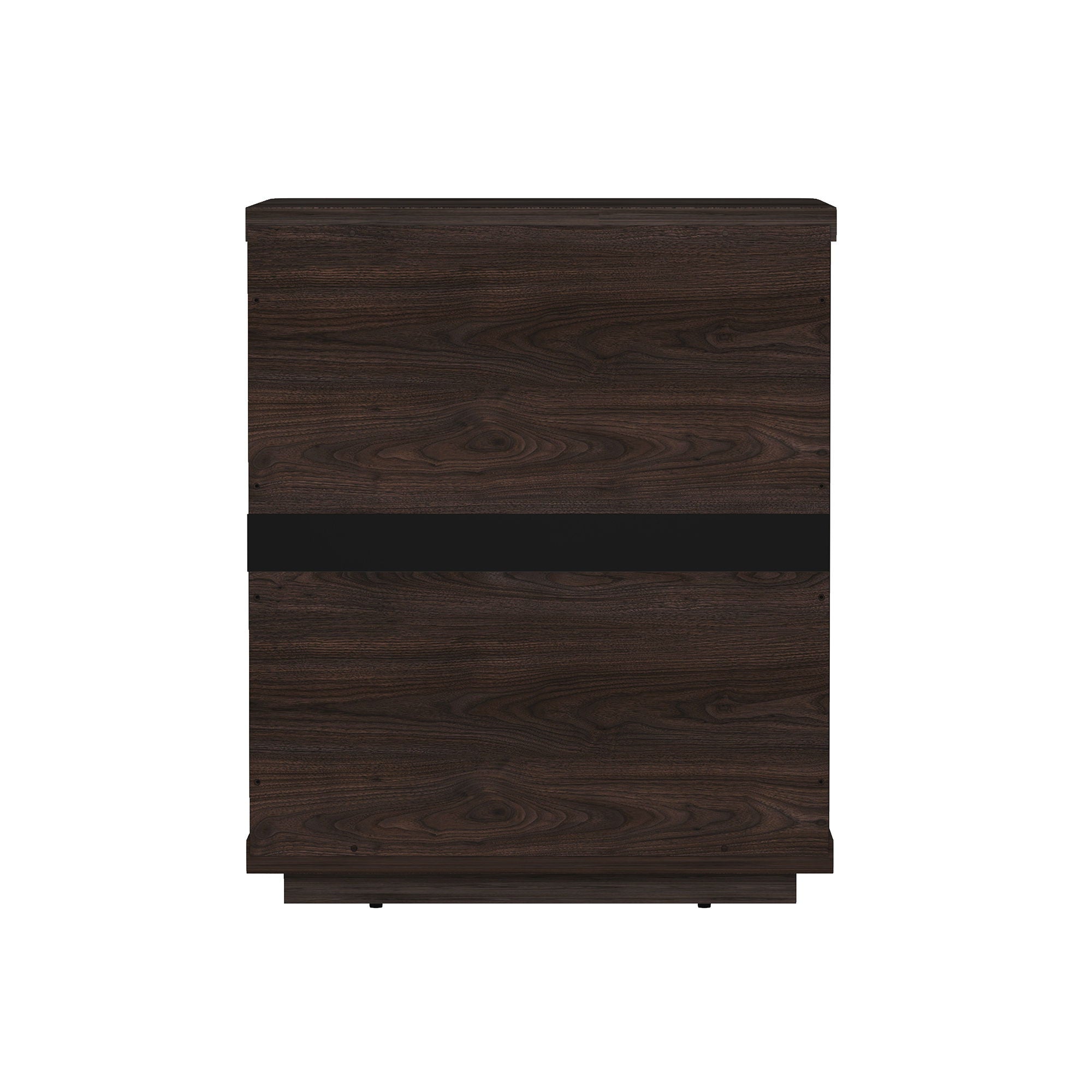 Evelyn - Nightstand With 3 Drawers, Smooth Rounded Edges