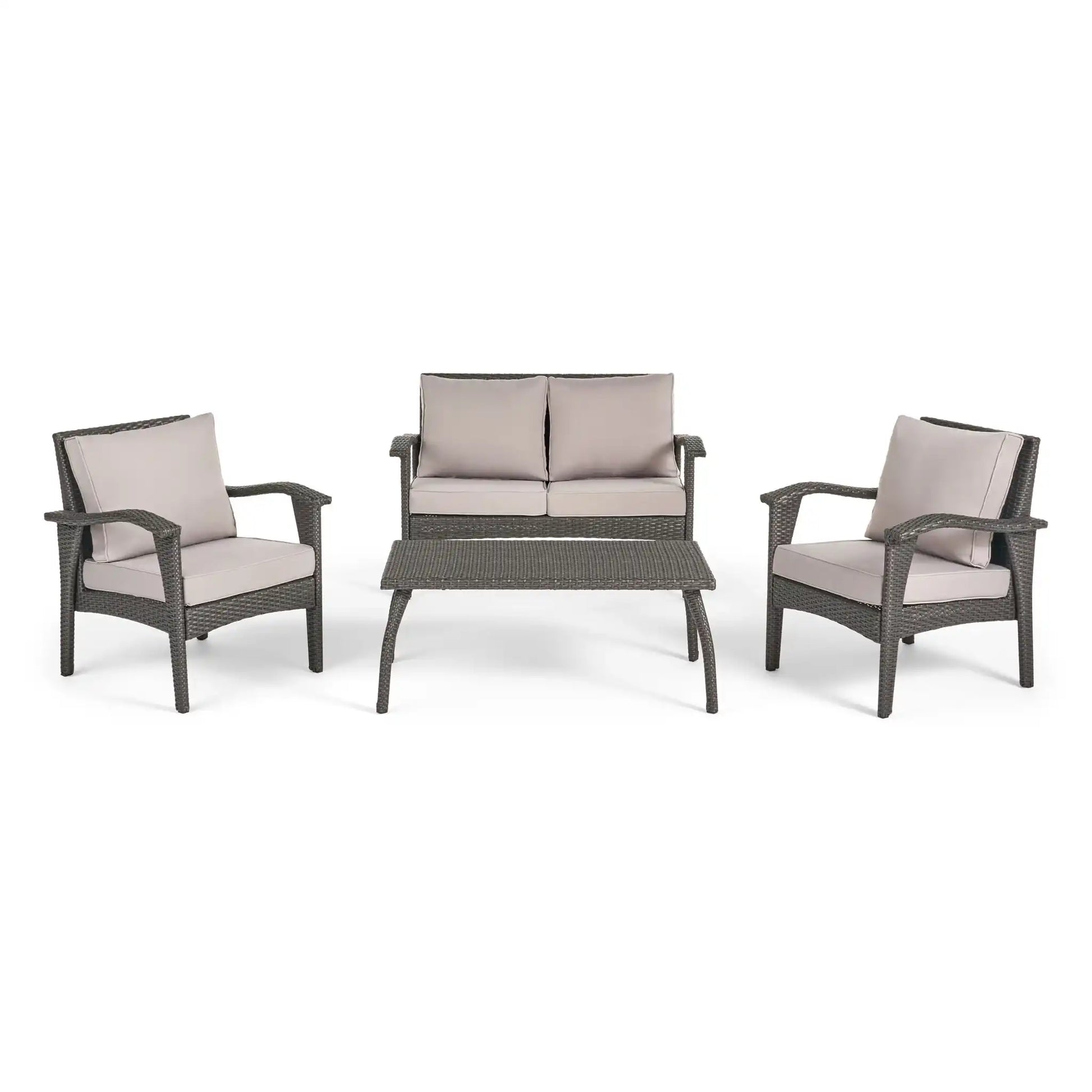 Honolulu - Wicker Set Outdoor Seating - Best Buy Furniture