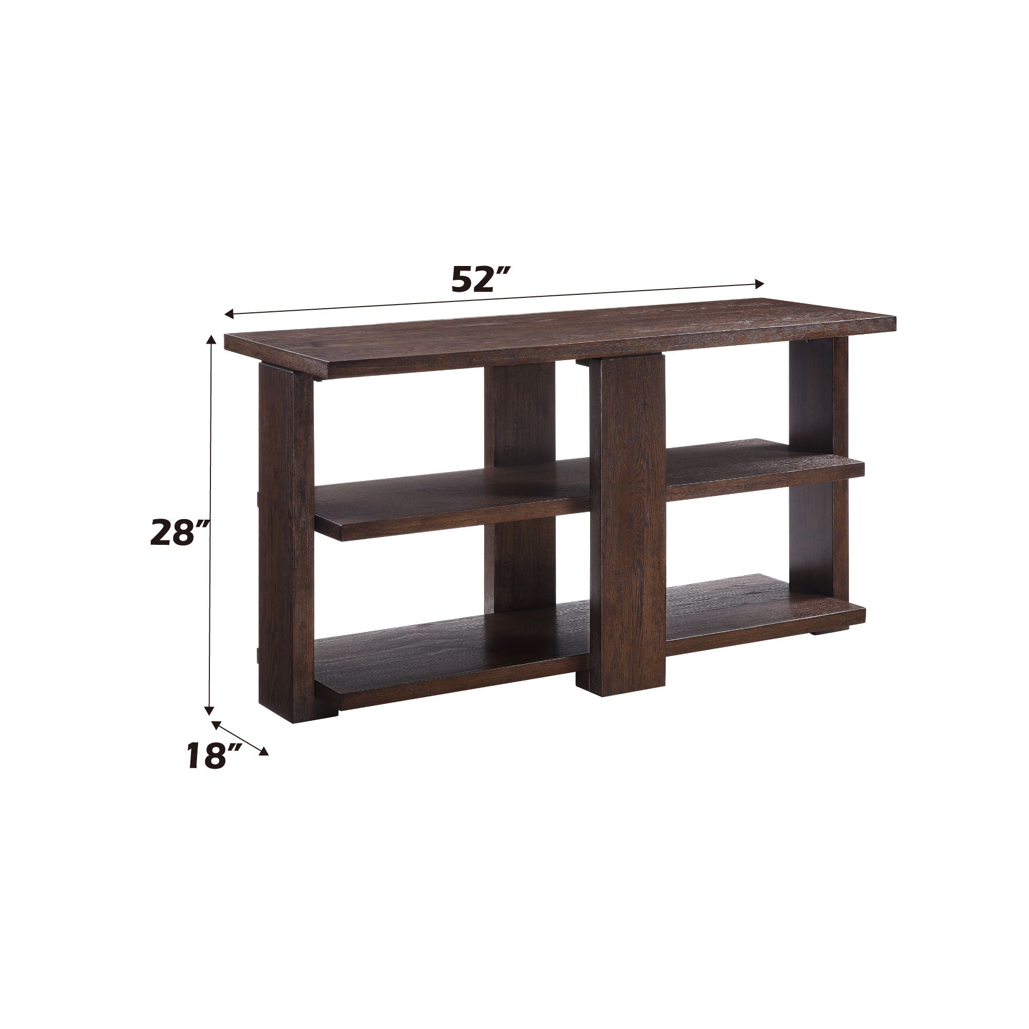 Niamey - Sofa Table - Walnut - Best Buy Furniture