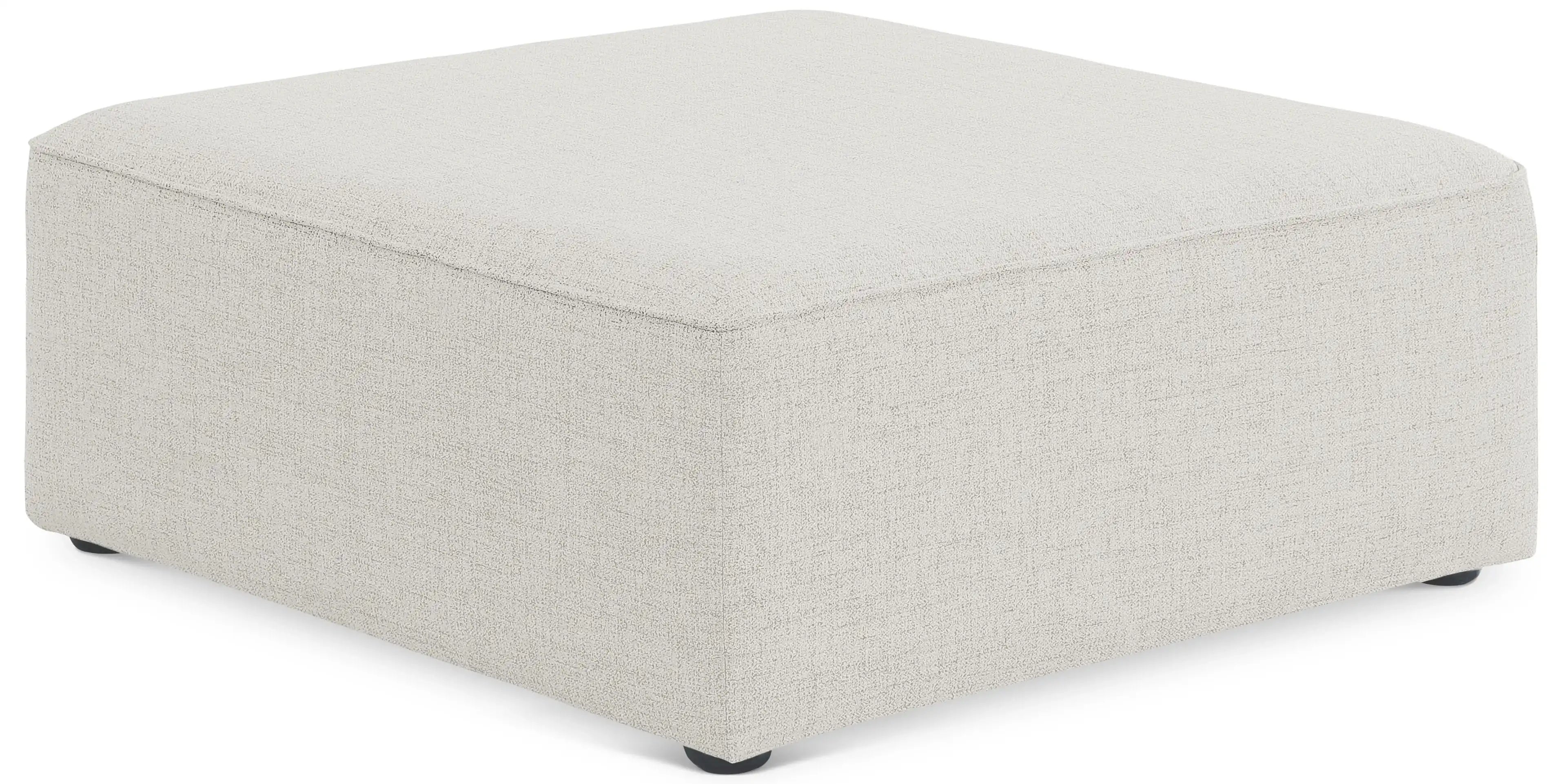Cube - Linen Ottoman - Best Buy Furniture