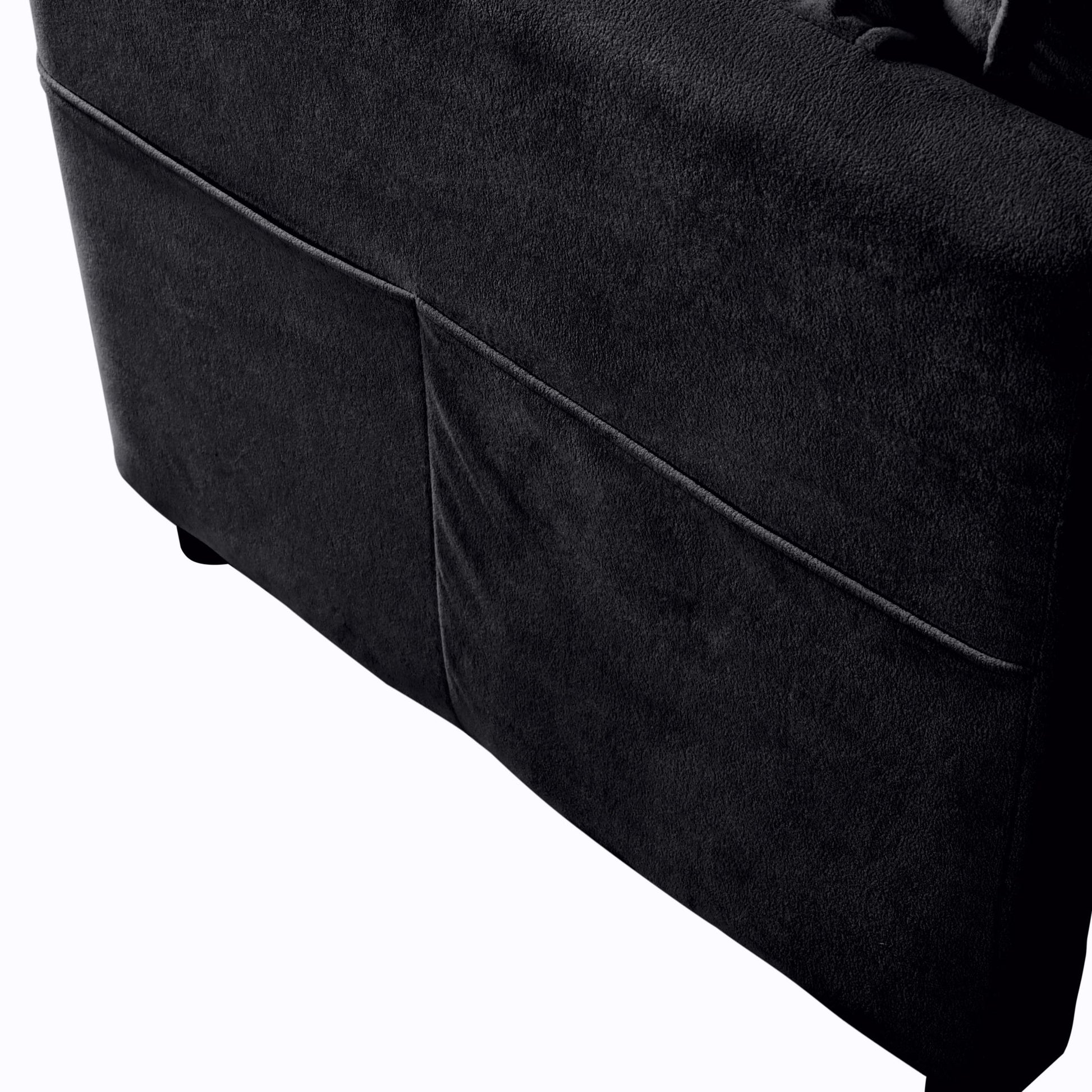 Modern Chenille Oversized Deep Seat Luxury 2 Piece Sofa Set With 4 Pillows - Best Buy Furniture