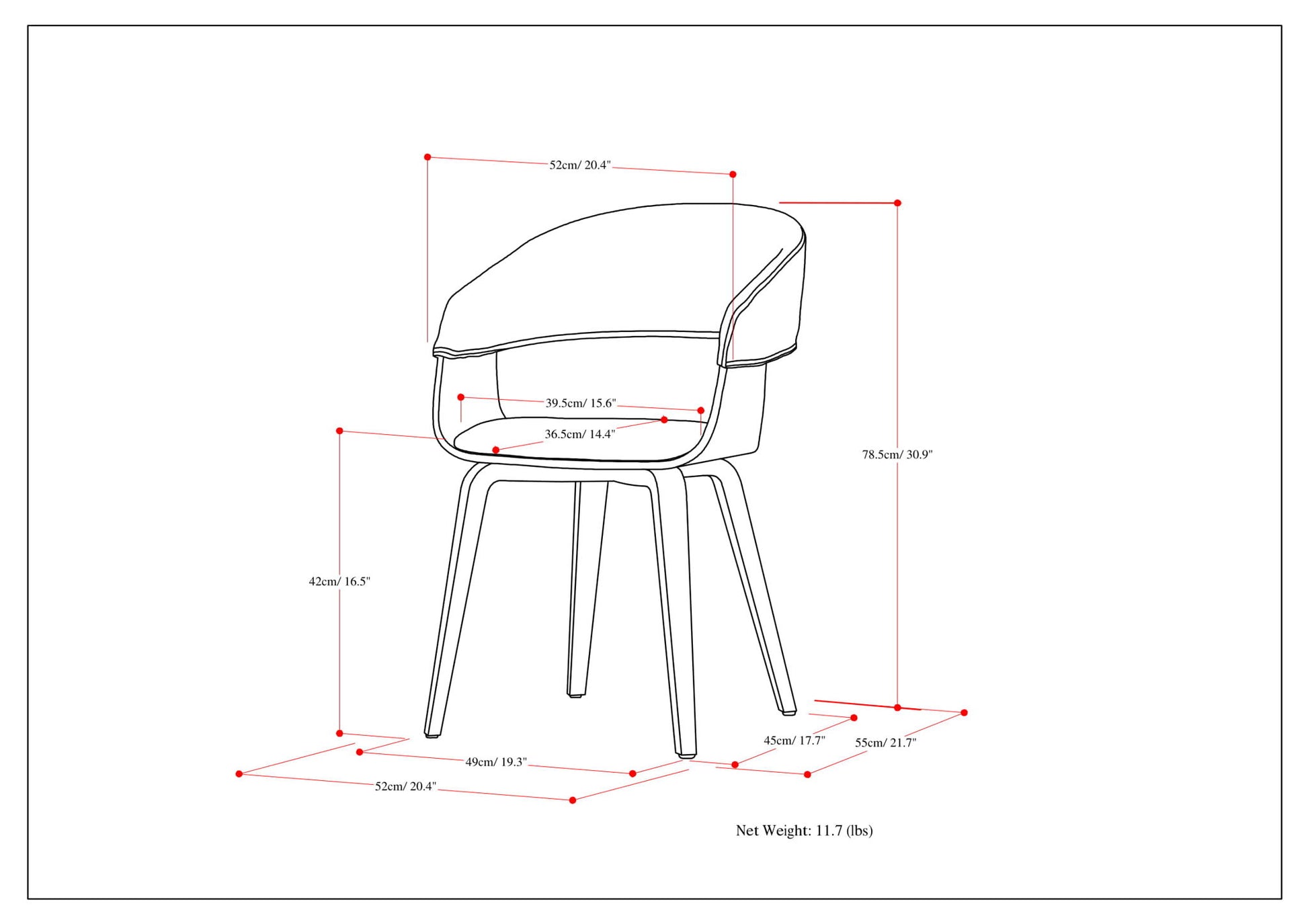 Lowell - Mid-Century Modern Bentwood Dining Chair - Best Buy Furniture