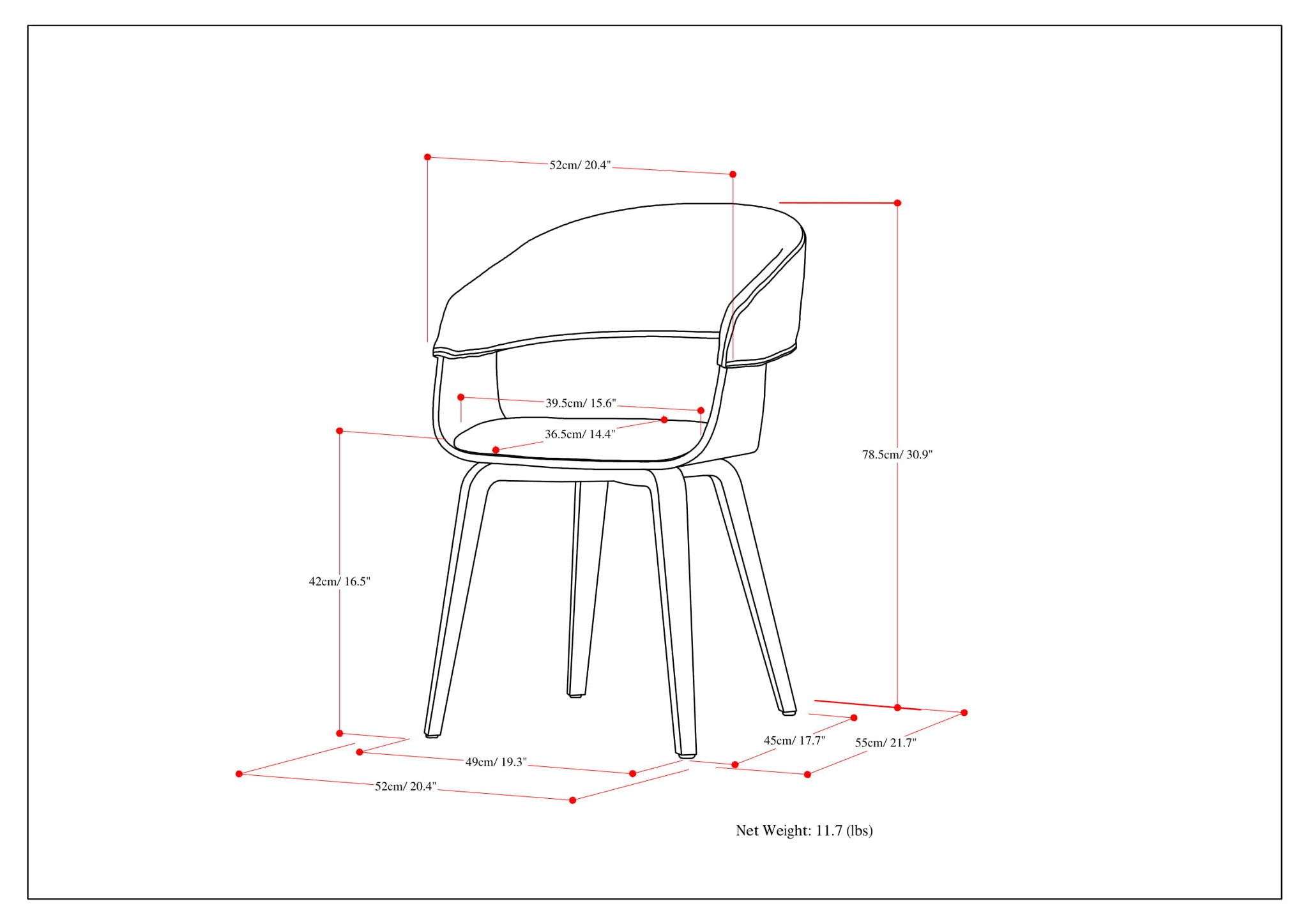 Lowell - Mid-Century Modern Bentwood Dining Chair - Best Buy Furniture