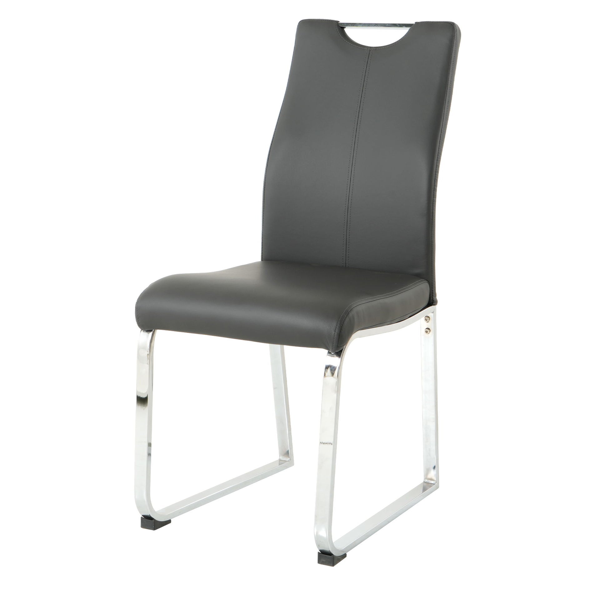 Modern Upholstered Dining Chair Electroplated Metal Legs (Set of 2) - Best Buy Furniture