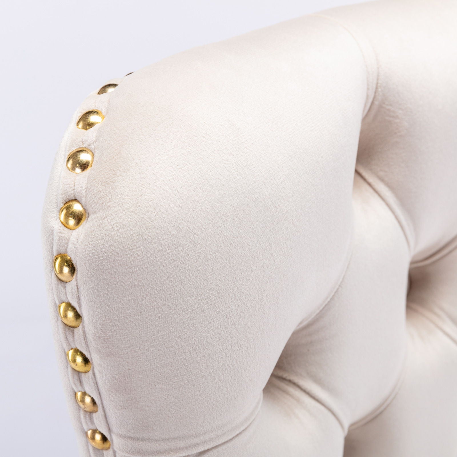 Thick Golden Swivel Velvet Barstools Adjusatble Seat Height From 25-33", Modern Upholstered Bar Stools With Backs Comfortable Tufted For Home Pub And Kitchen Island (Set of 2) - Best Buy Furniture