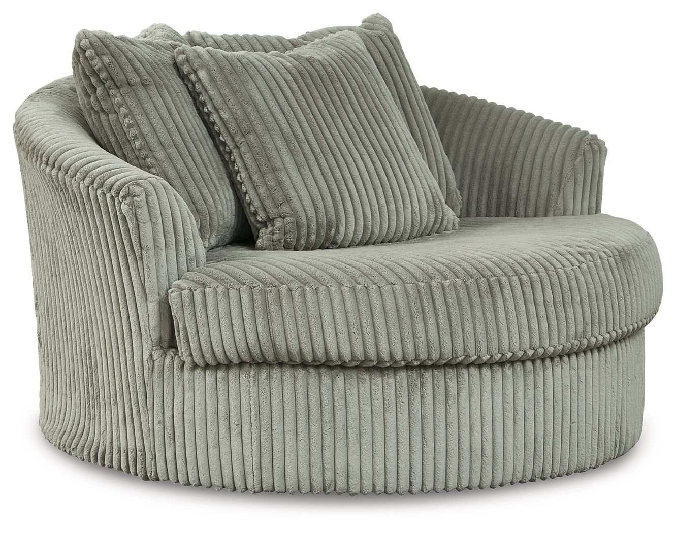 Lindyn - Oversized Swivel Accent Chair - Best Buy Furniture