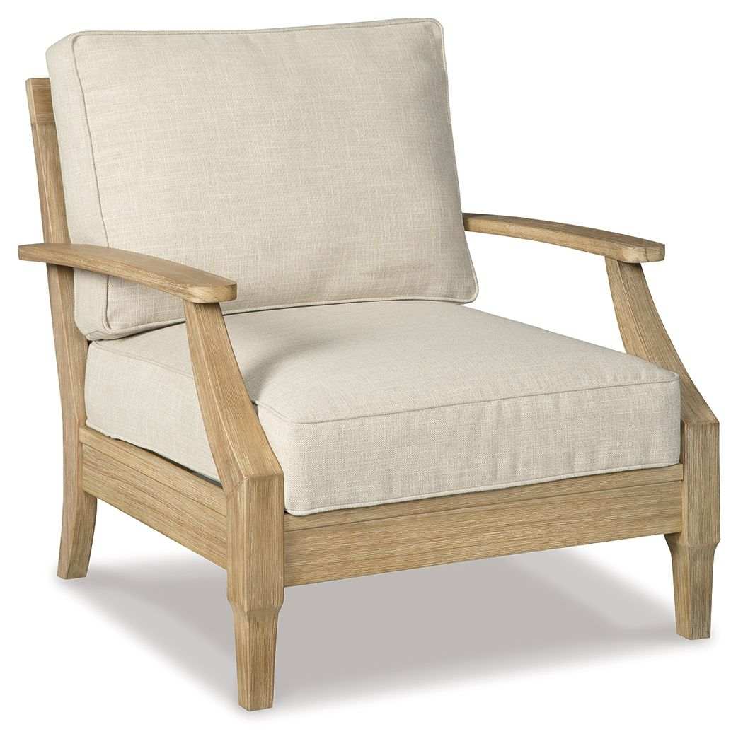 Clare View - Lounge Chair w/Cushion - Beige - Best Buy Furniture