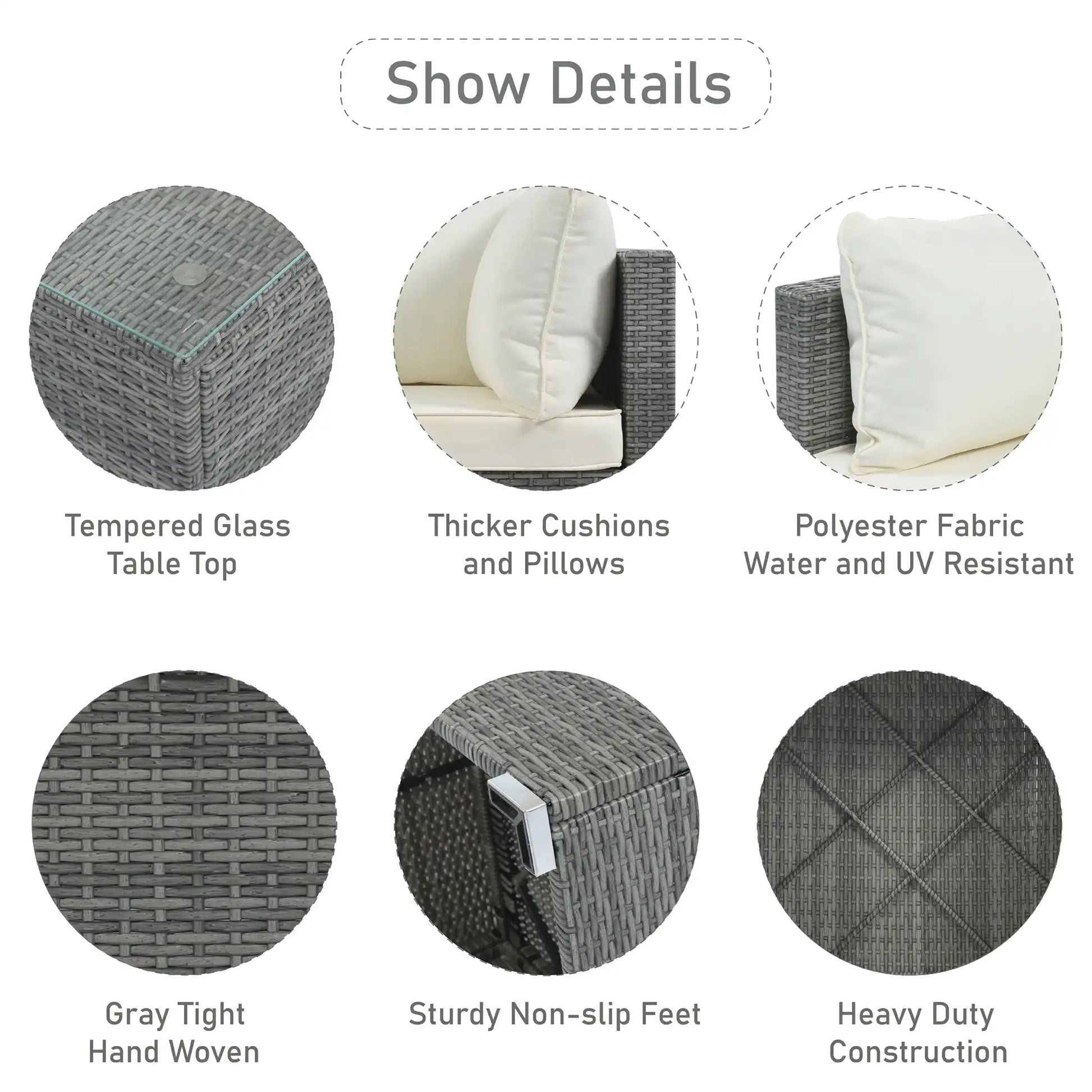Sundrift 8-Pieces Outdoor Sectional Set - Best Buy Furniture