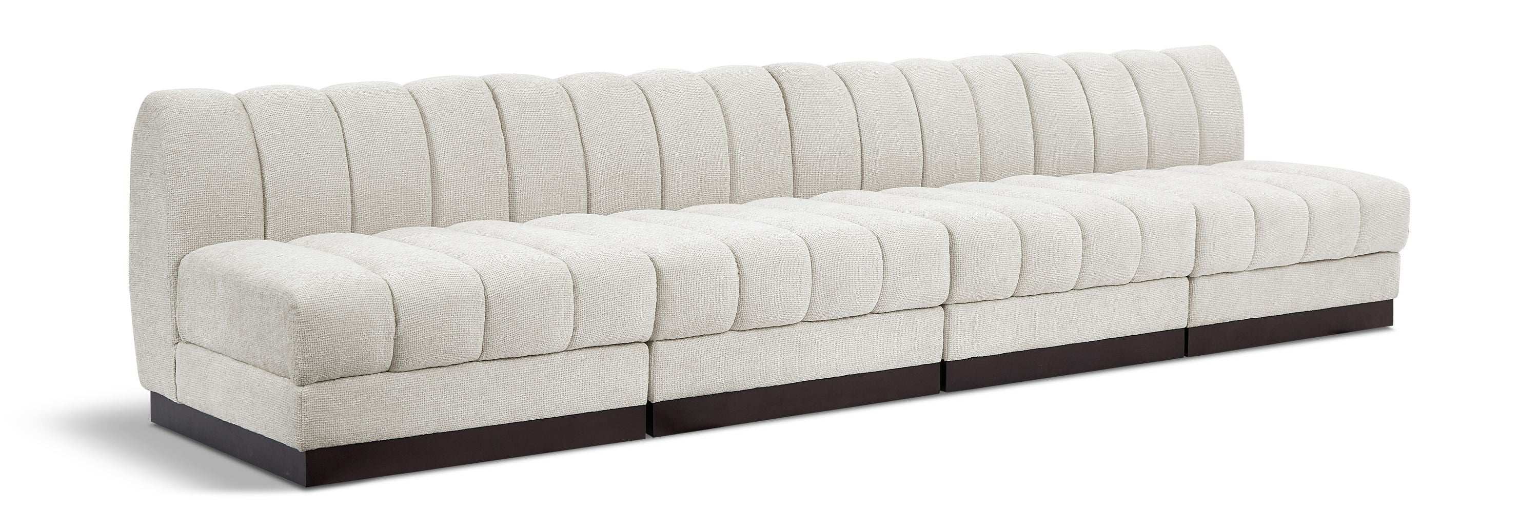 Quinn - 4 Seat Modular Armless Sofa - Best Buy Furniture