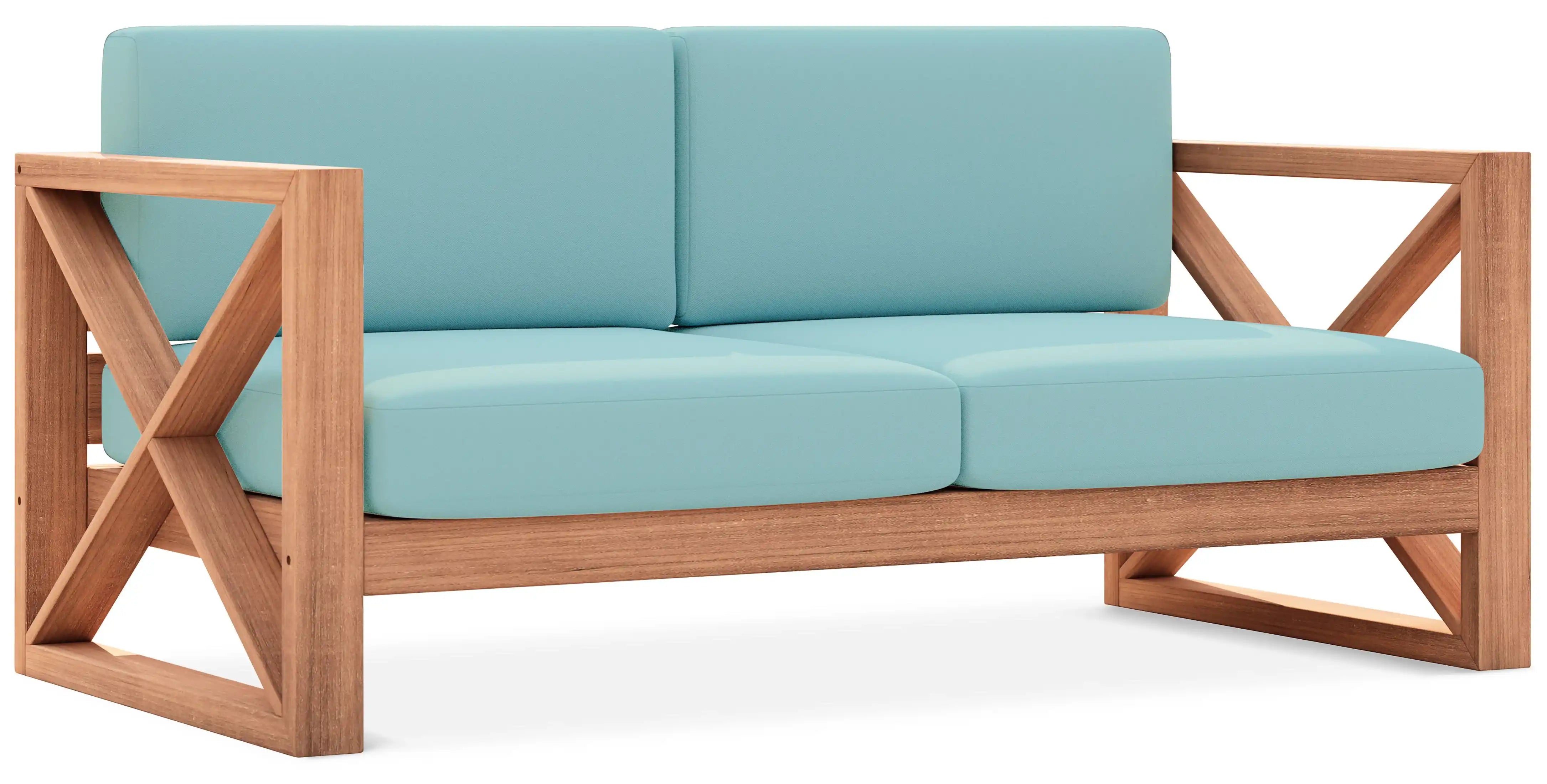 Anguilla - Water Resistant Outdoor Loveseat - Best Buy Furniture