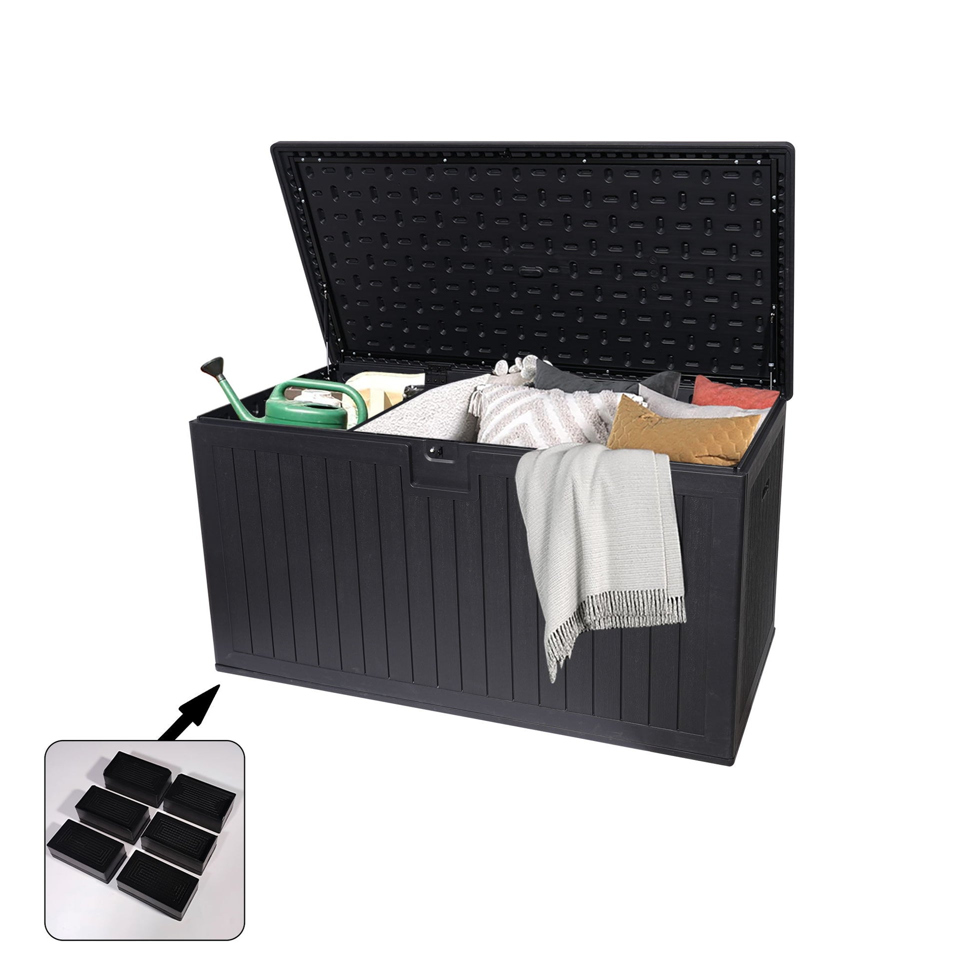 Outdoor Large Storage Box With Lockable Storage Containers - Best Buy Furniture