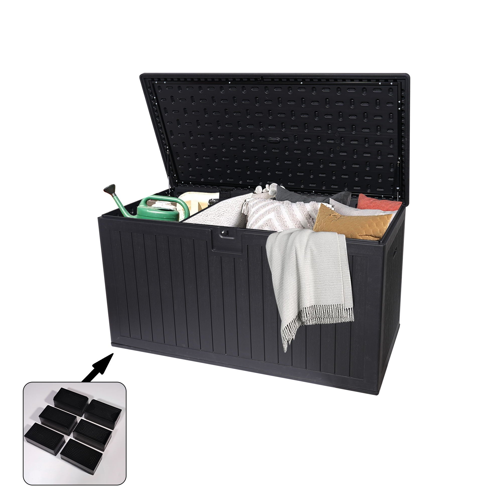 Outdoor Large Storage Box With Lockable Storage Containers - Best Buy Furniture