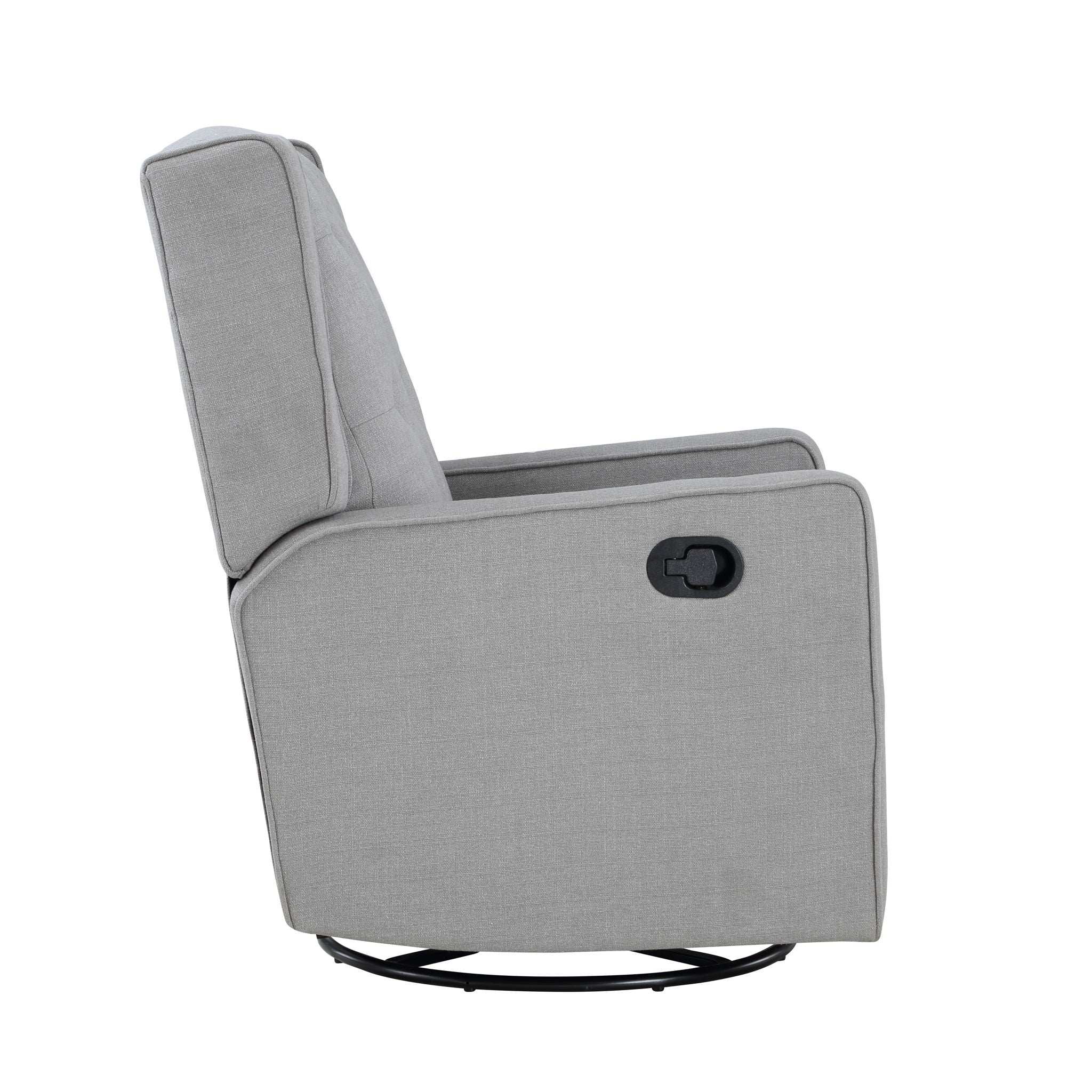 Milah - Gliding Swivel Recliner Tufted - Best Buy Furniture