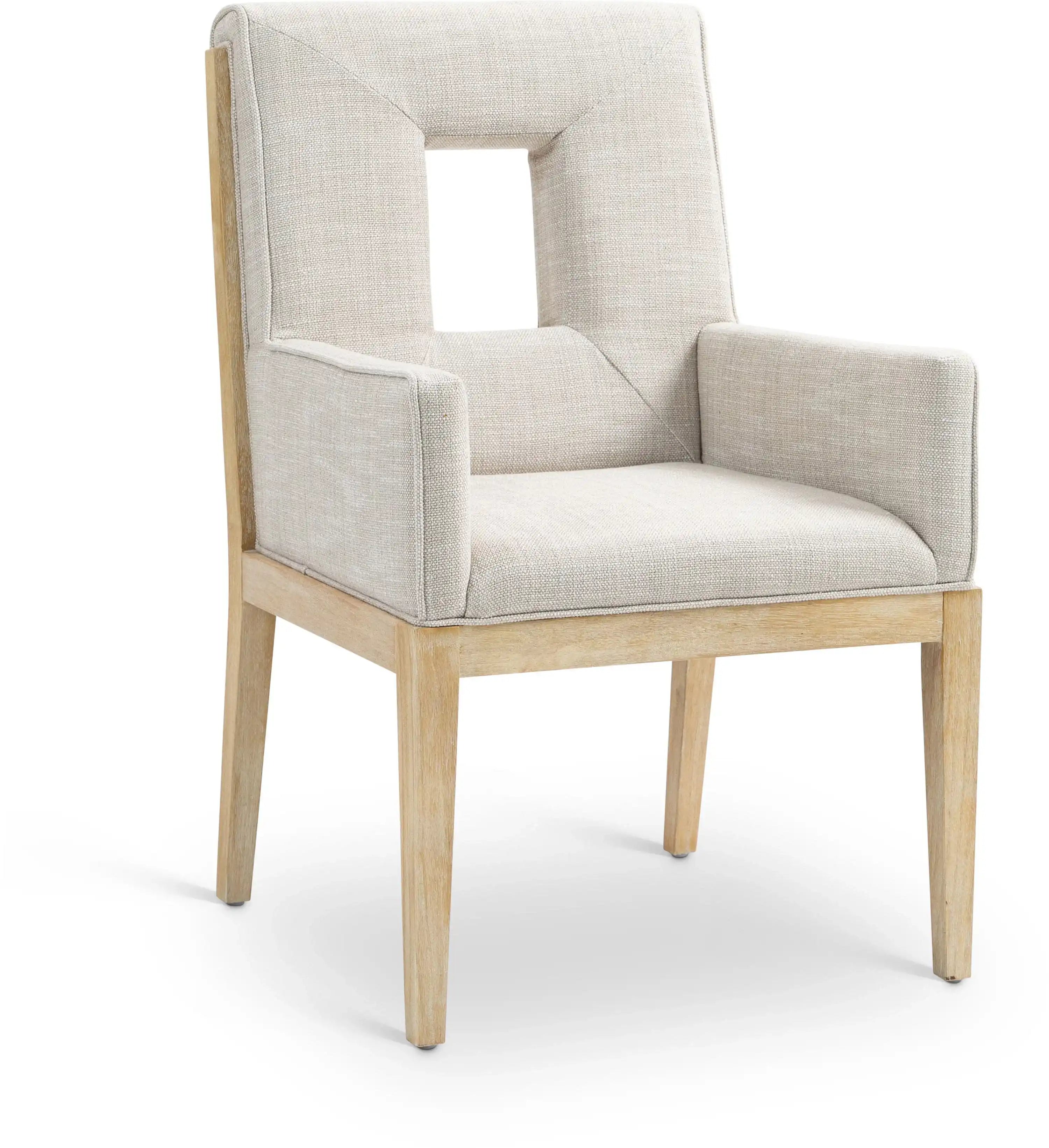 Gwendolyn - Dining Arm Chair With Natural Frame - Best Buy Furniture