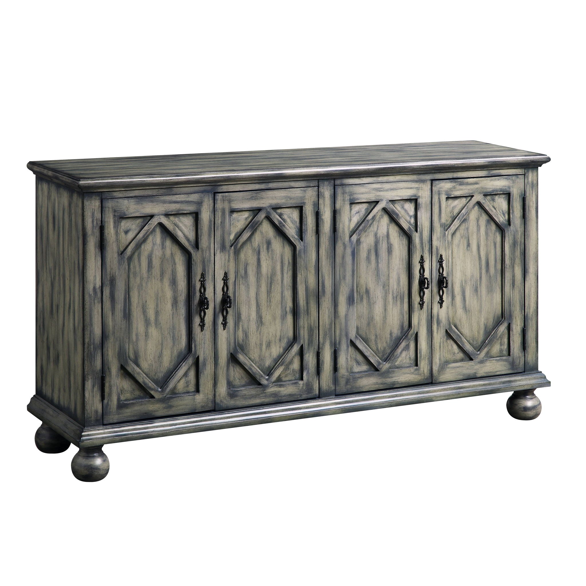 Pavan - Console Cabinet - Gray - Best Buy Furniture