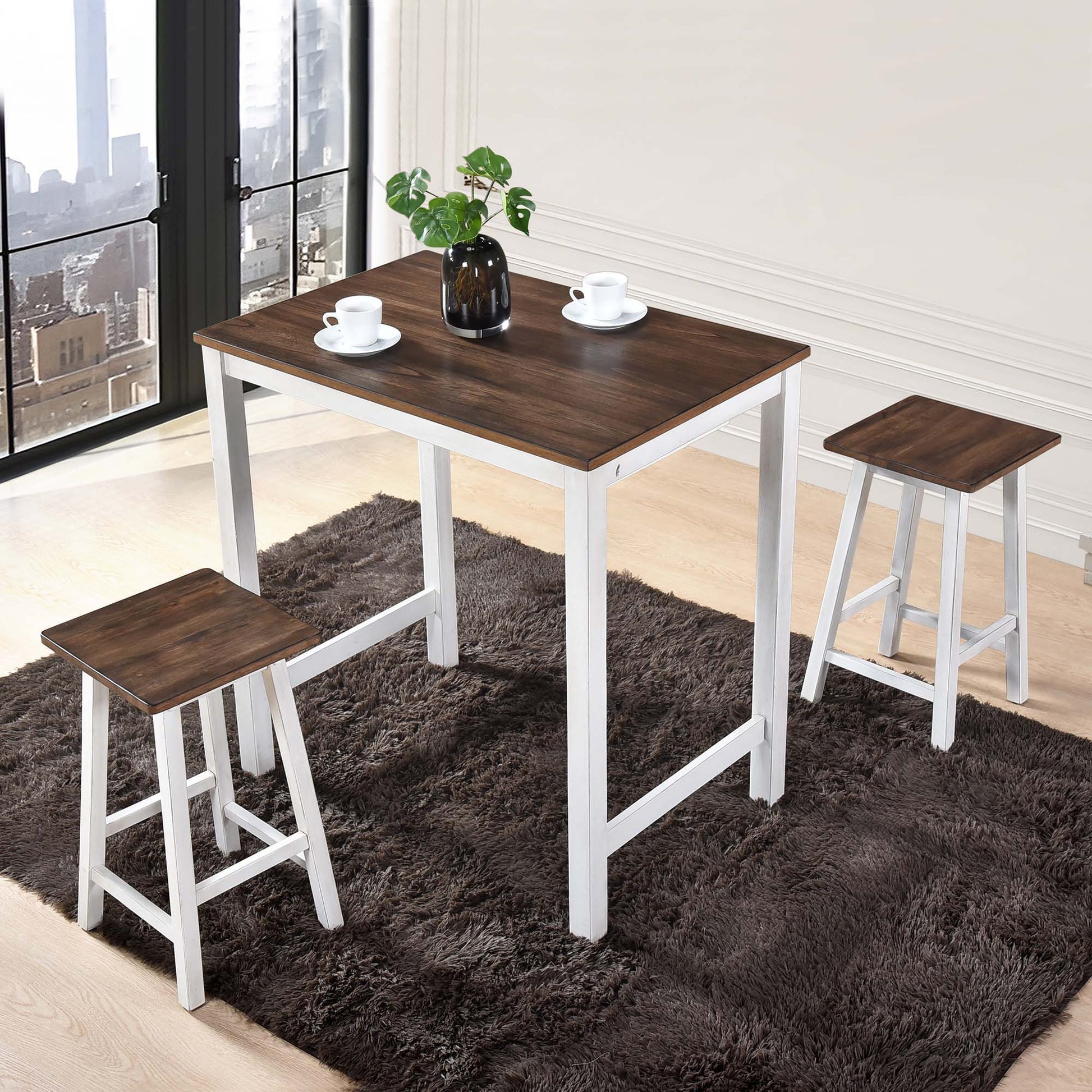 3 Pieces Counter Height Set - Best Buy Furniture