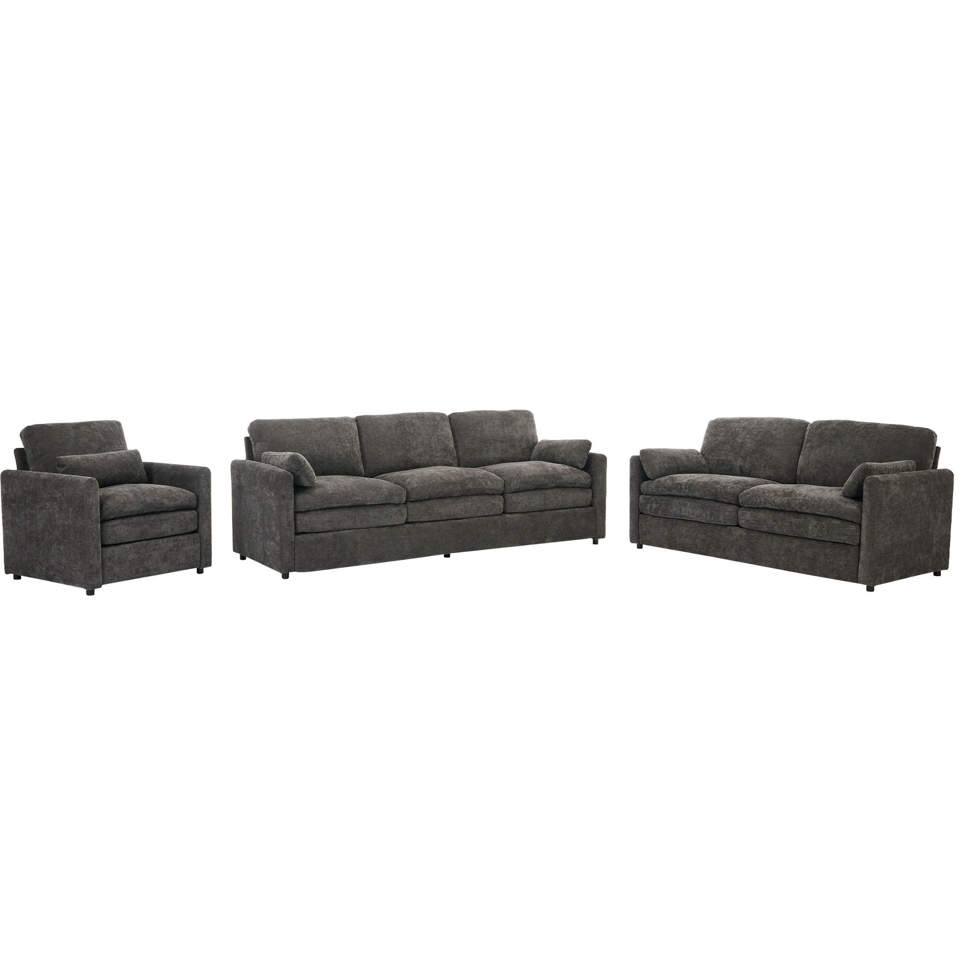 Cozy Upholstered Sofa Set For Living Room - Best Buy Furniture