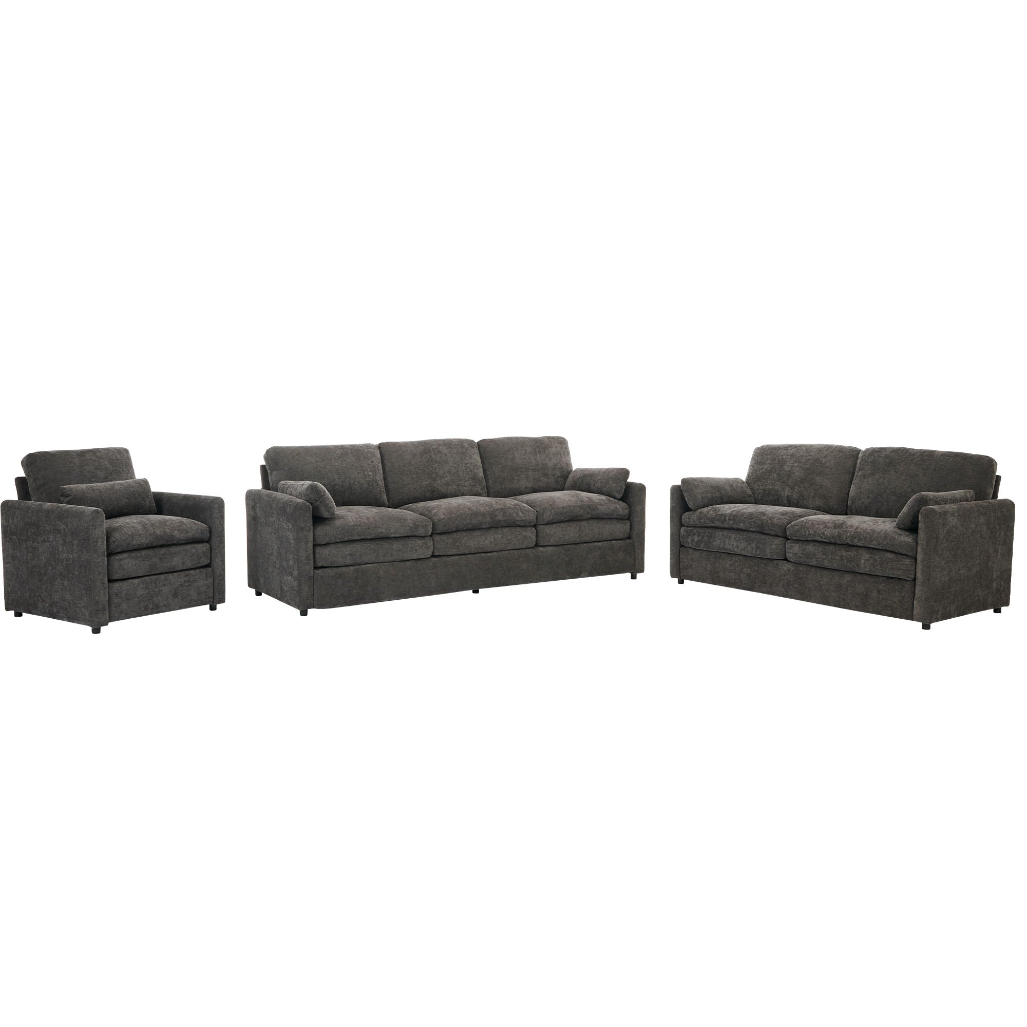 Cozy Upholstered Sofa Set For Living Room - Best Buy Furniture