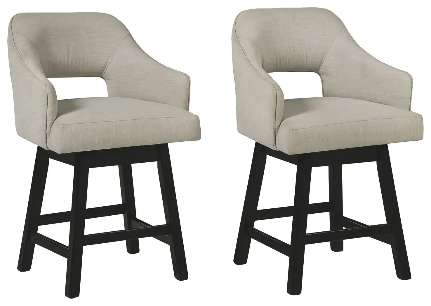Tallenger - Upholstered Swivel Barstool (Set of 2) - Best Buy Furniture