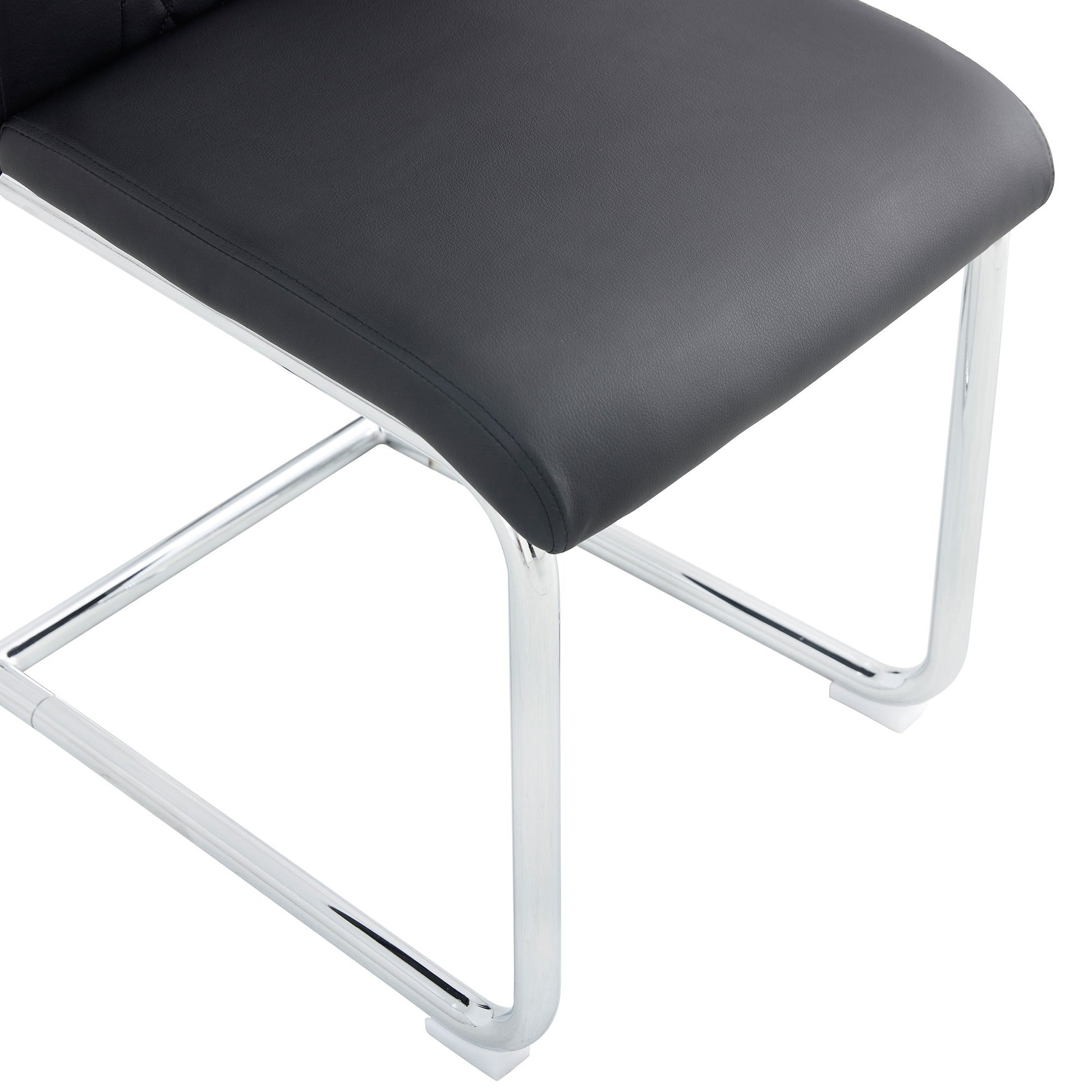 Modern Dining Chairs With Padded Seat, Metal Legs - Best Buy Furniture