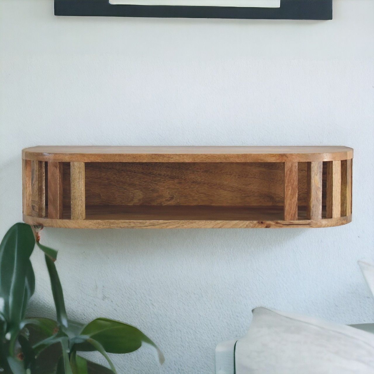 Ariella - Floating Console Table - Oak - Best Buy Furniture