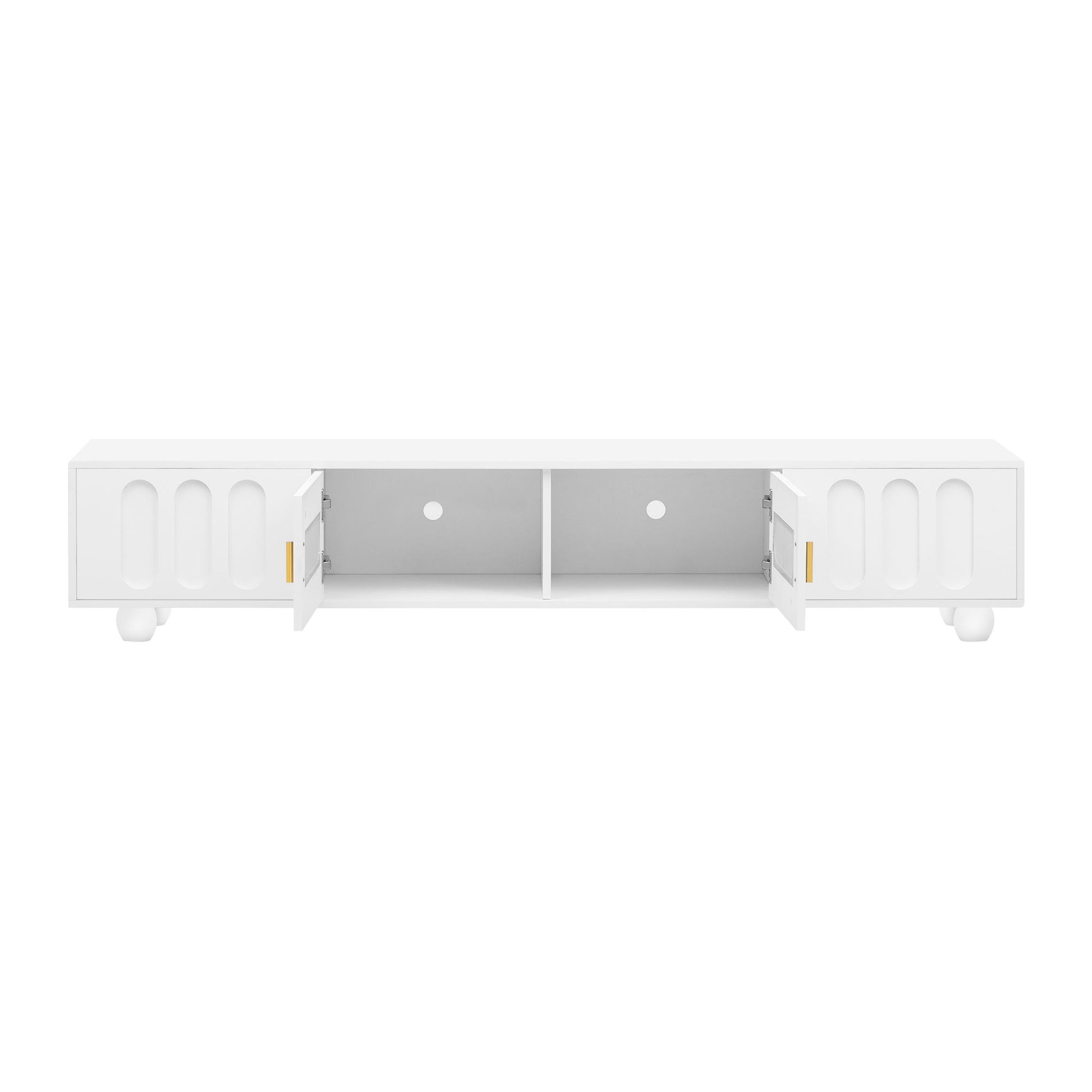 Modern TV Stand For TVs Up To 80", 2 Drawers And Cabinet - Best Buy Furniture