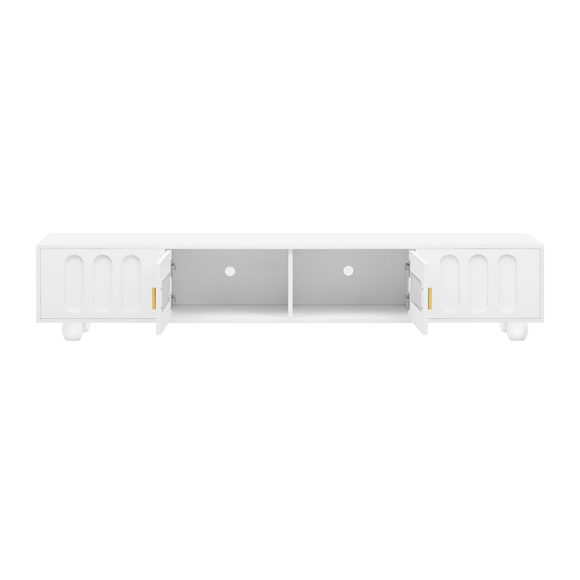 Modern TV Stand For TVs Up To 80", 2 Drawers And Cabinet - Best Buy Furniture