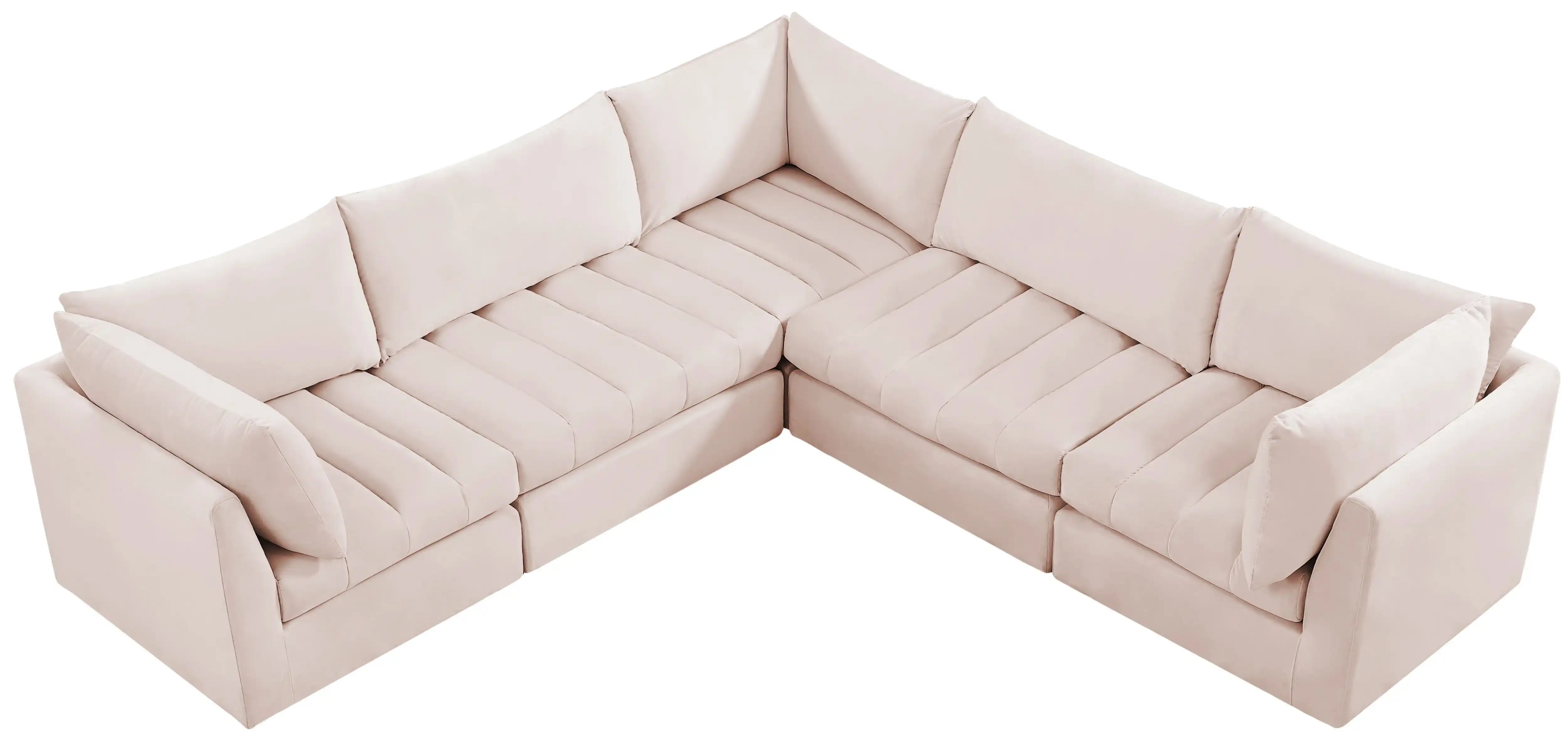 Jacob - Modular Corner Sectional 5 Piece - Best Buy Furniture