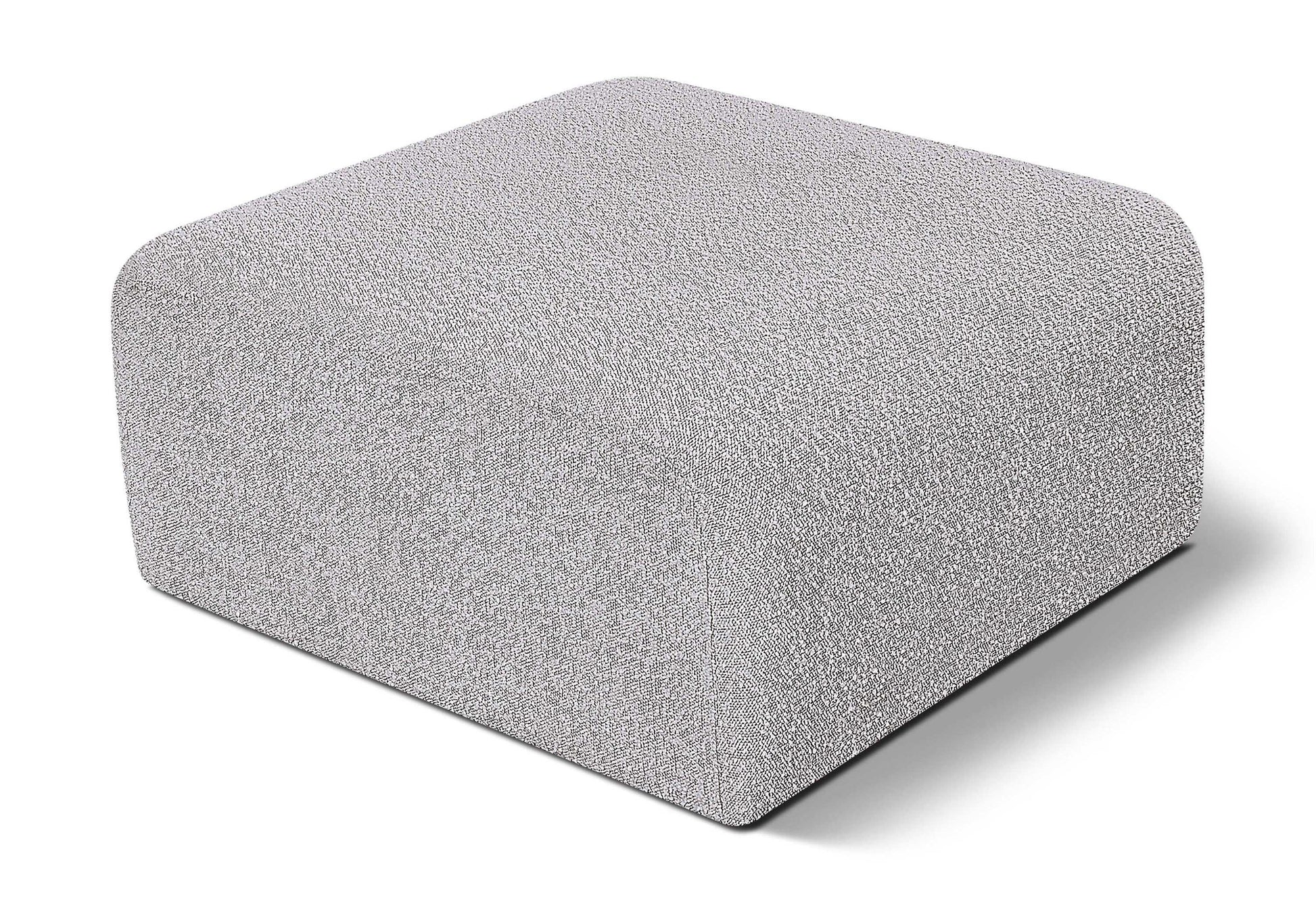 Arc - Boucle Fabric Ottoman - Best Buy Furniture