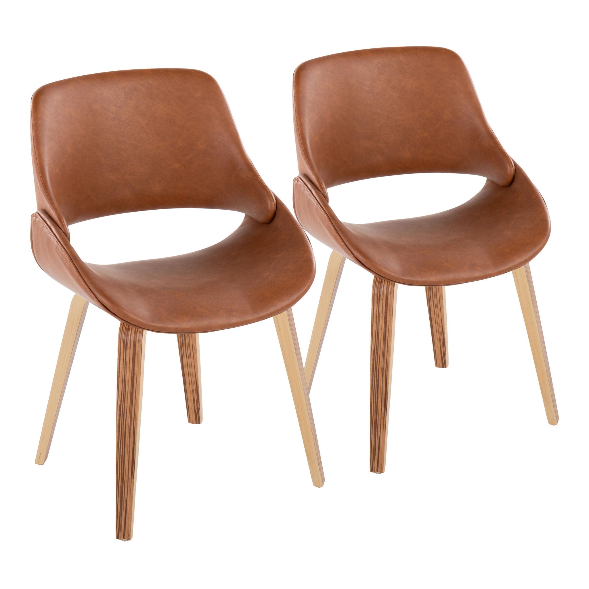 Fabrico - Mid Century, Modern Dining Chair (Set of 2) - Best Buy Furniture