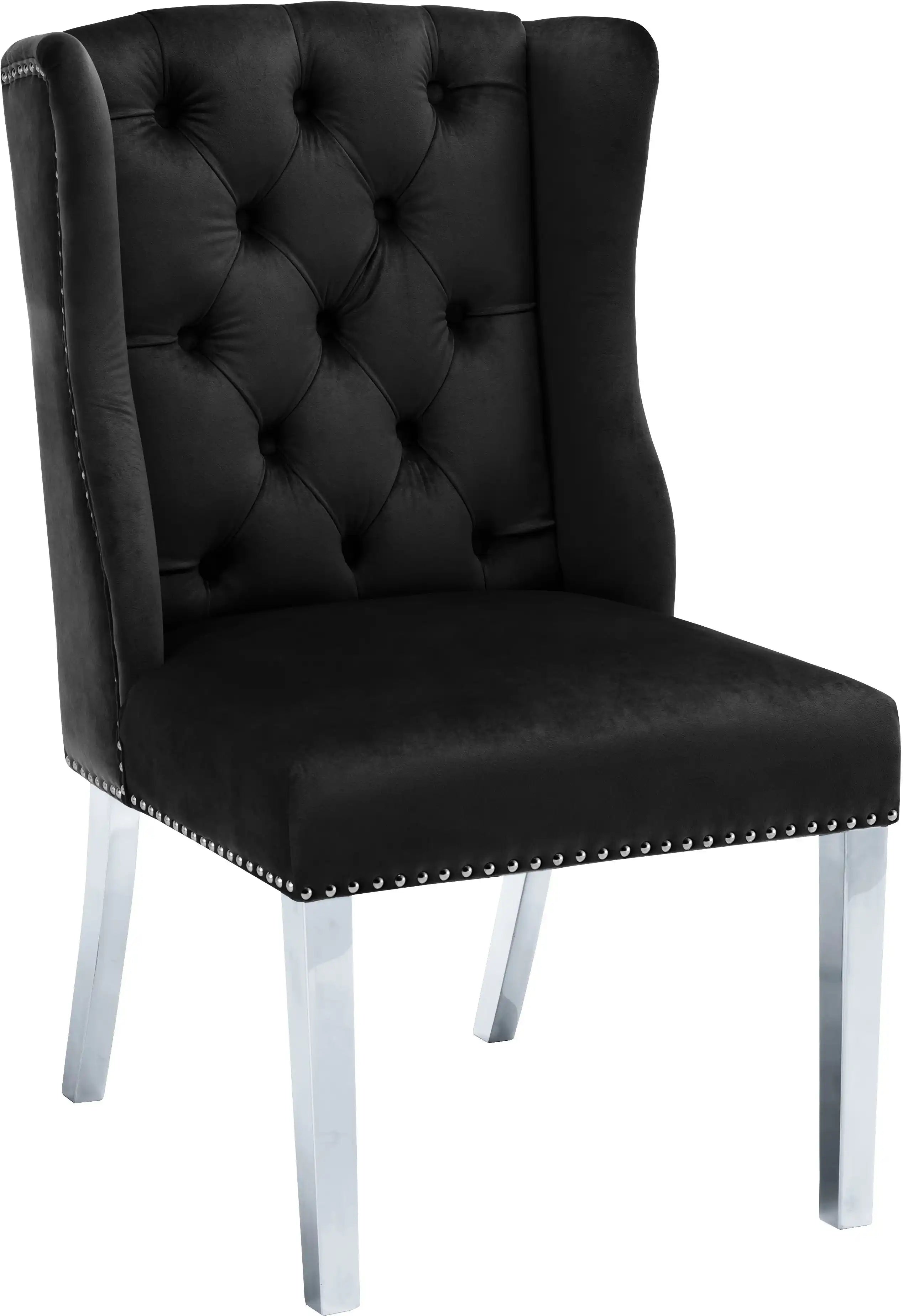Suri - Dining Chair with Chrome Legs (Set of 2) - Best Buy Furniture