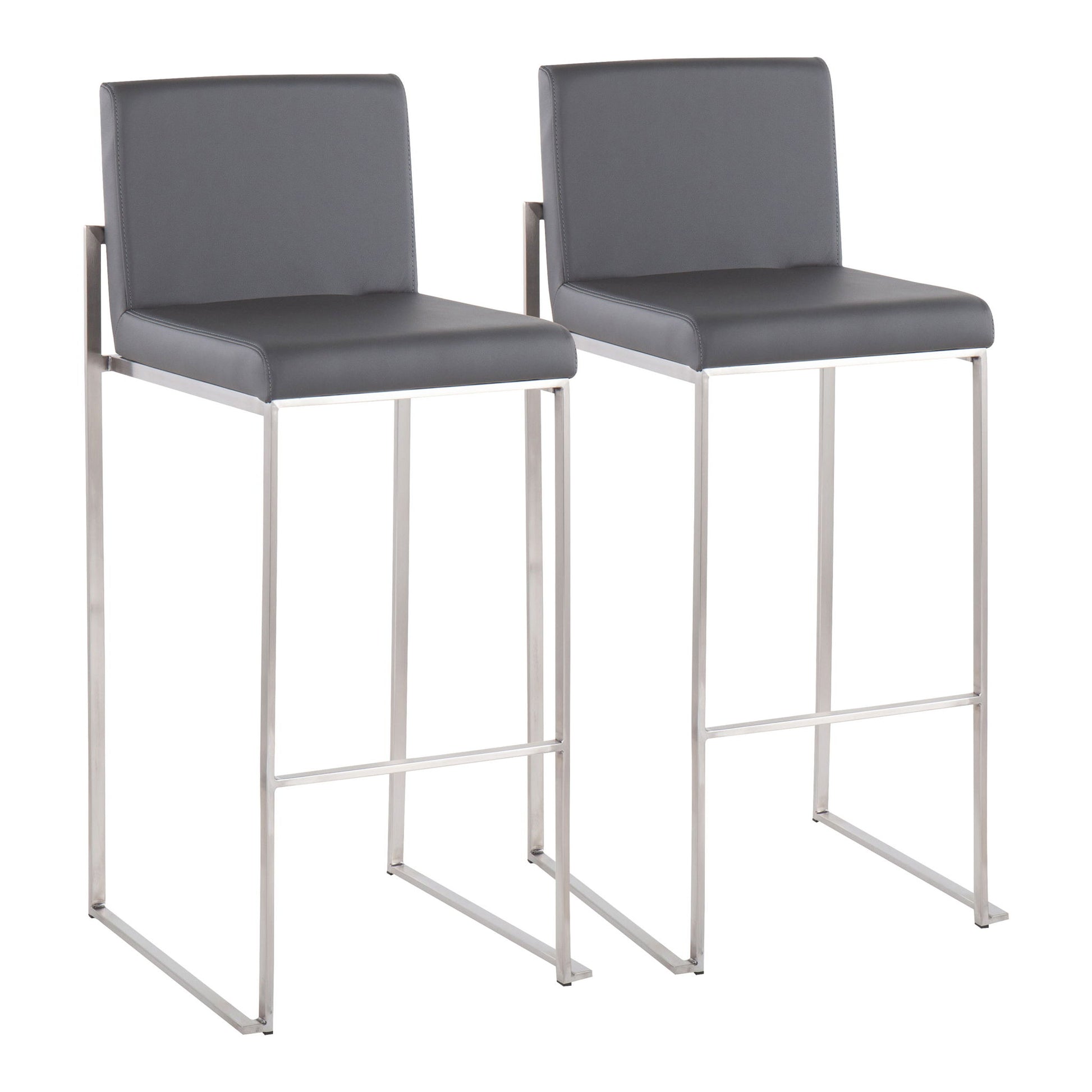 Fuji - Contemporary And Modern Elegance High Back Barstool - Best Buy Furniture