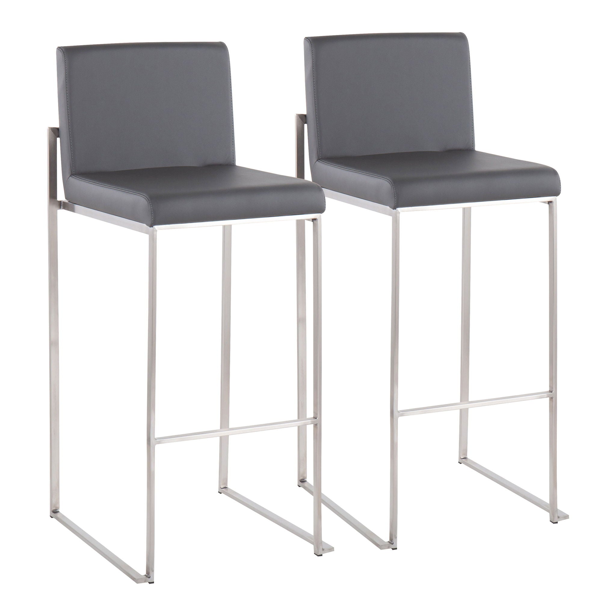 Fuji - Contemporary And Modern Elegance High Back Barstool - Best Buy Furniture