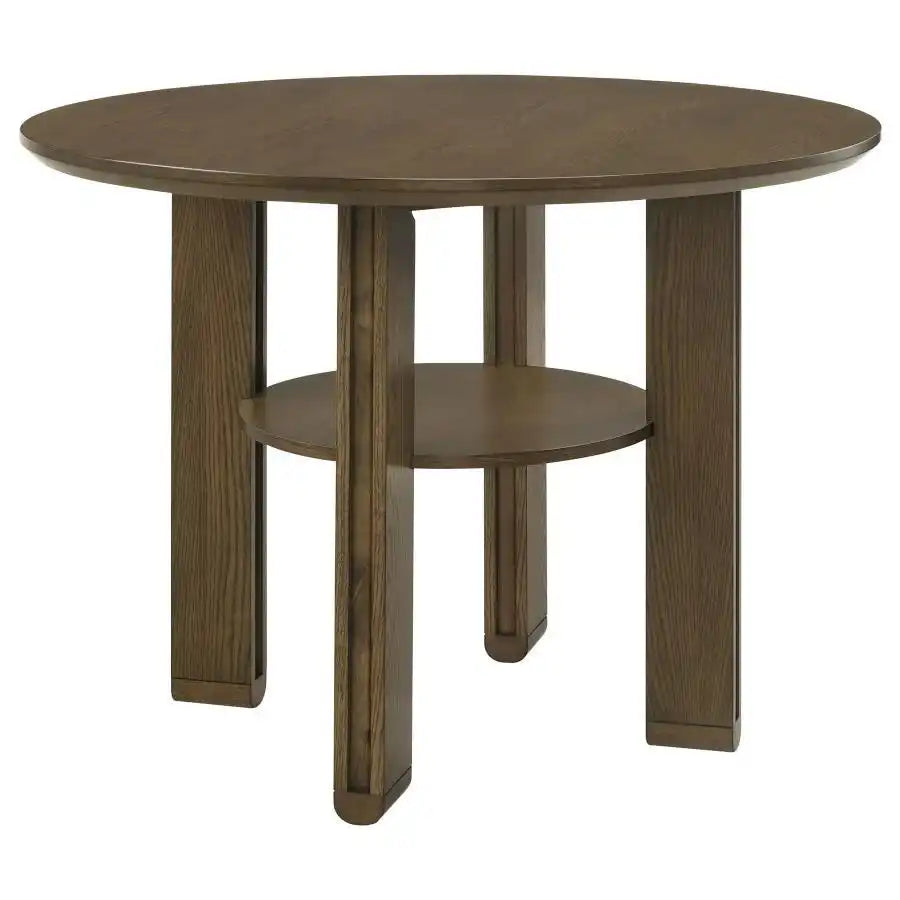 Ottowa - Round Counter Height Dining Table - Brown - Best Buy Furniture