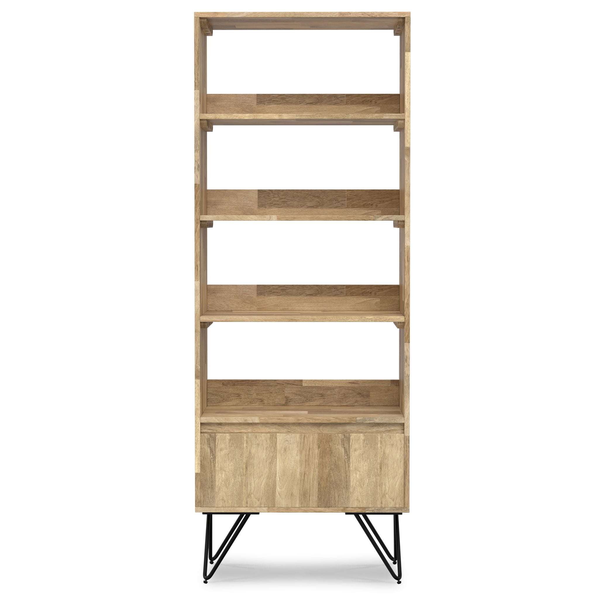 Hunter - Tall Bookcase - Natural - Best Buy Furniture
