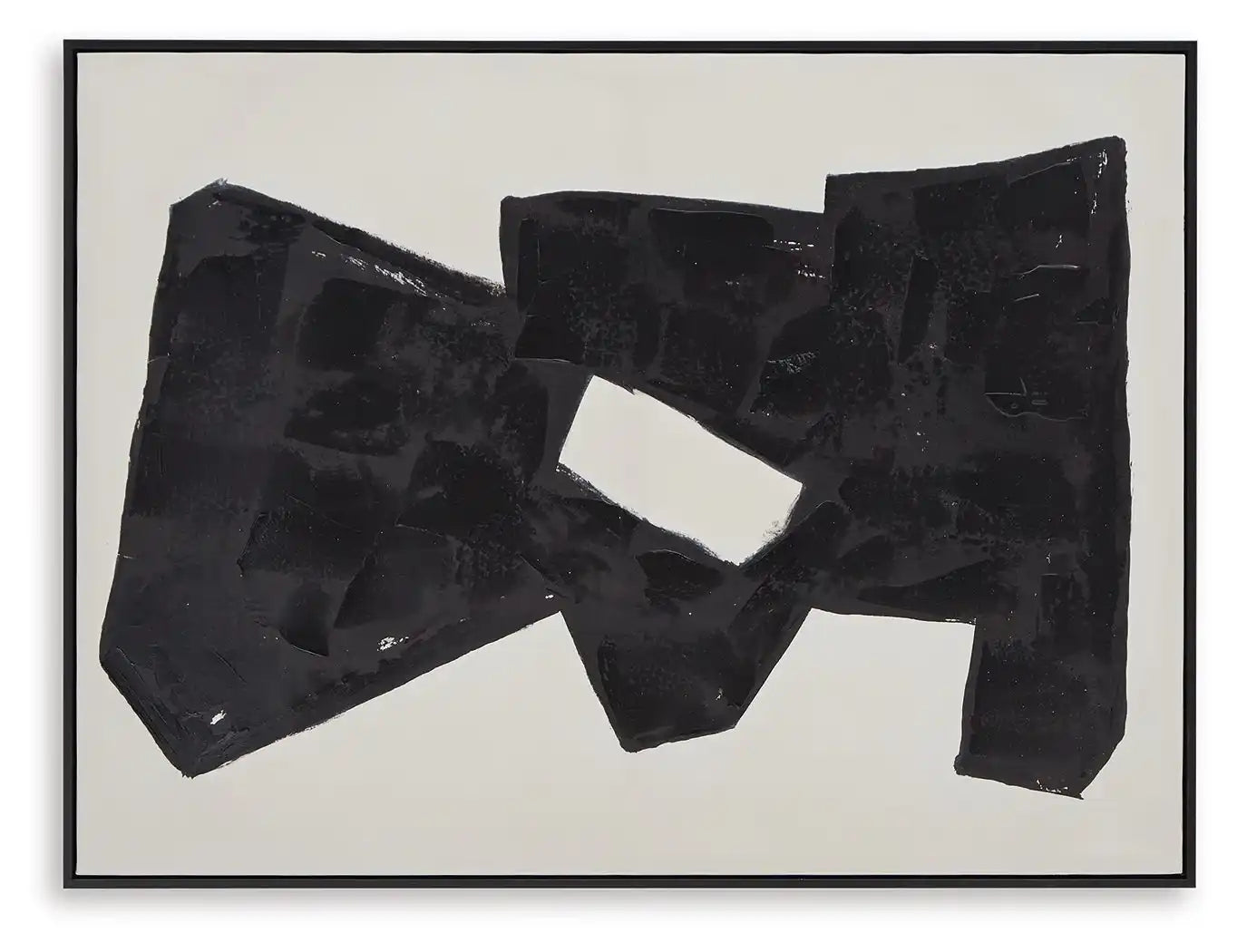 Garviery - Wall Art - Black / Cream - Best Buy Furniture