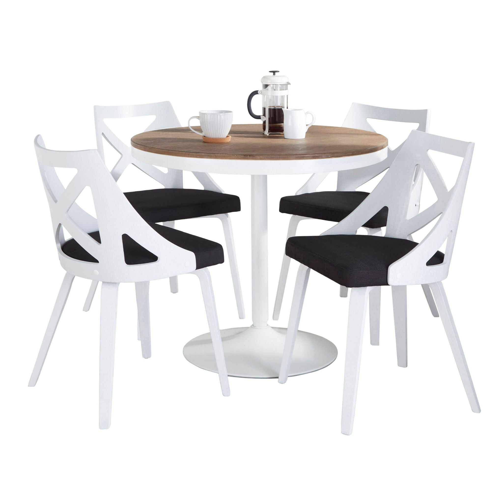 Dakota Charlotte - 5 Piece Contemporary Design Dining Set - Best Buy Furniture