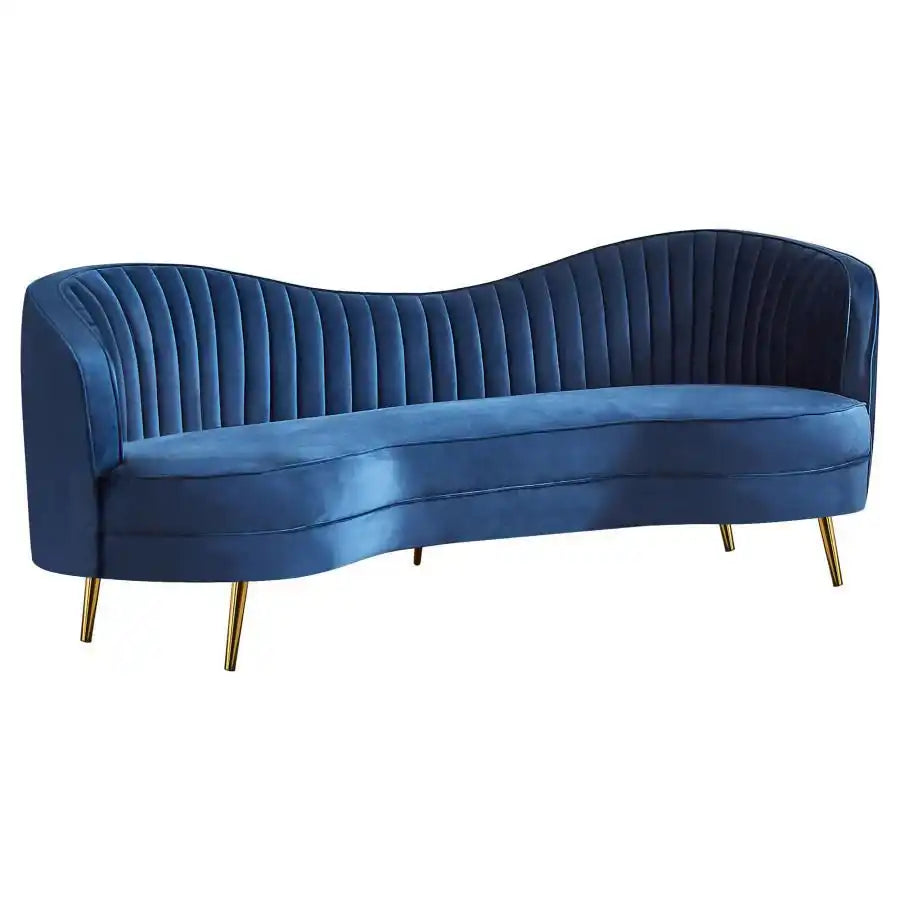 Sophia - Upholstered Channel Tufted Sofa - Best Buy Furniture