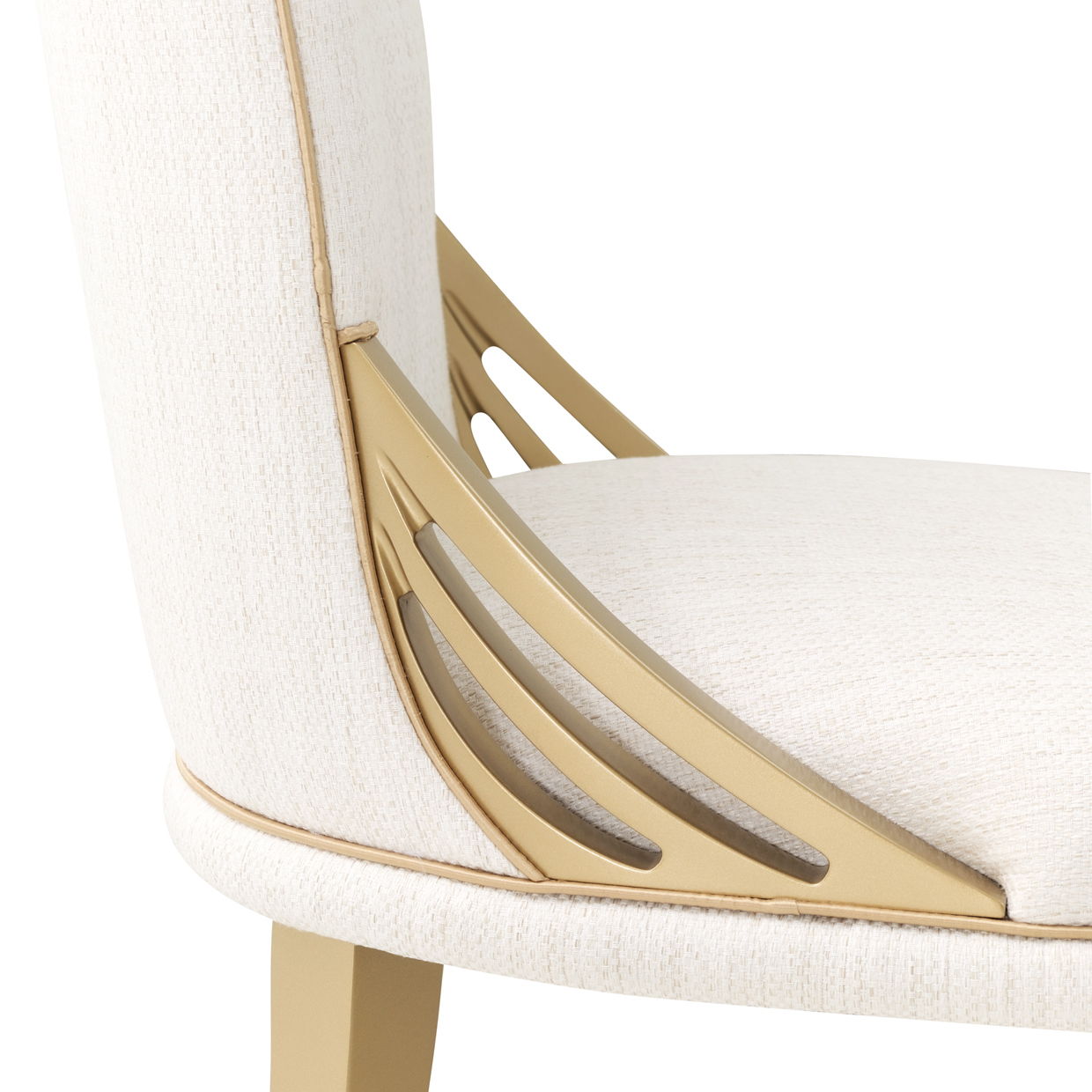 La Terrazza - Dining Side Chair (Set of 2) - Creamy Pearl - Best Buy Furniture