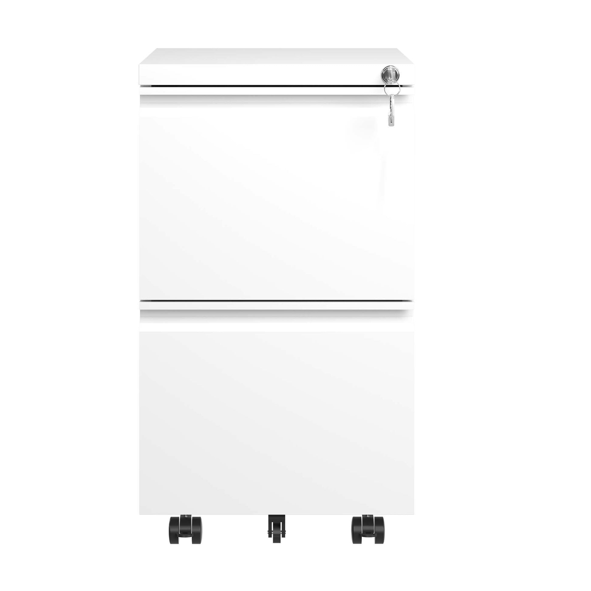 Metal Drawer Mobile File Cabinet With Lock For Home Office Organizer - Best Buy Furniture