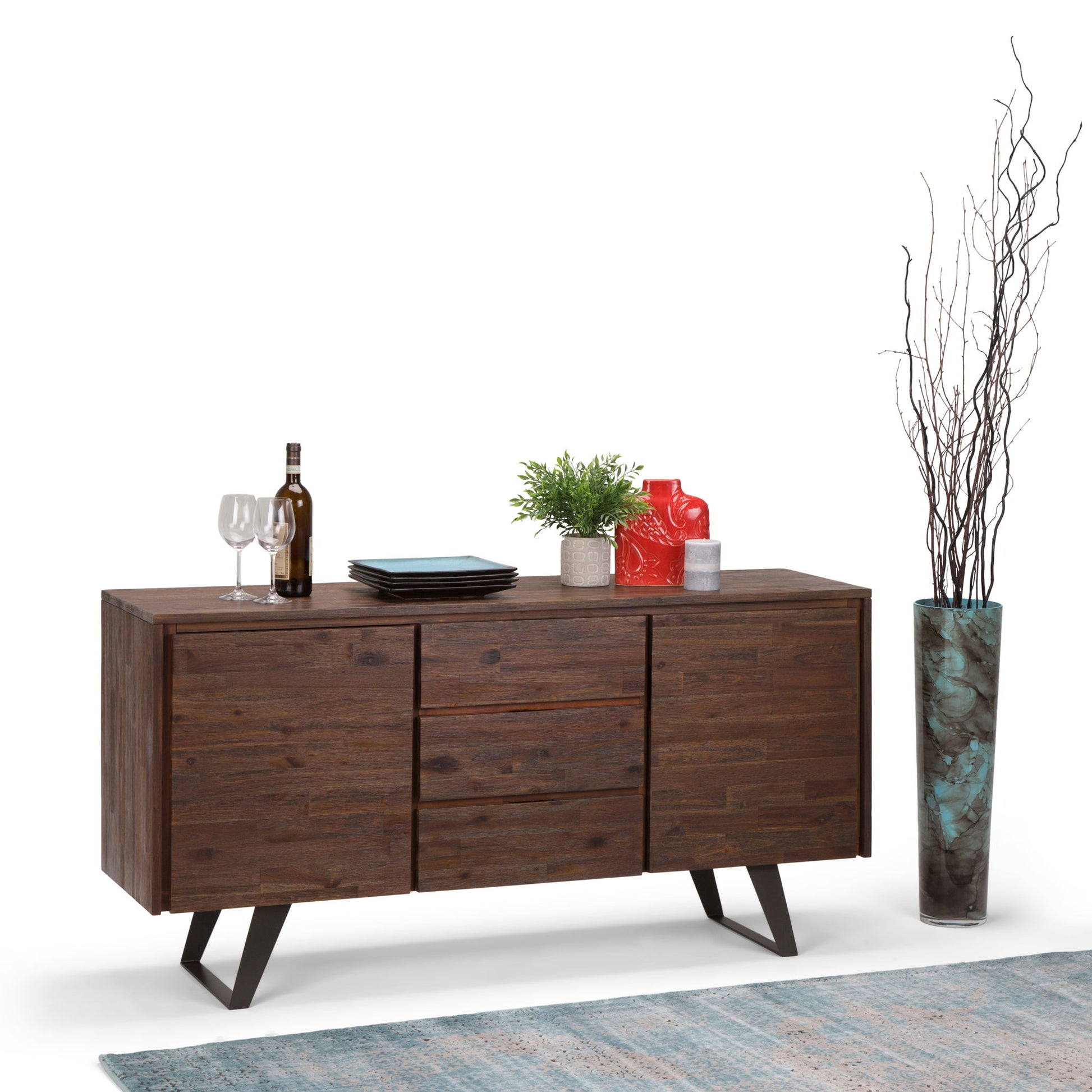 Lowry - Modern Industrial Sideboard Buffet - Best Buy Furniture