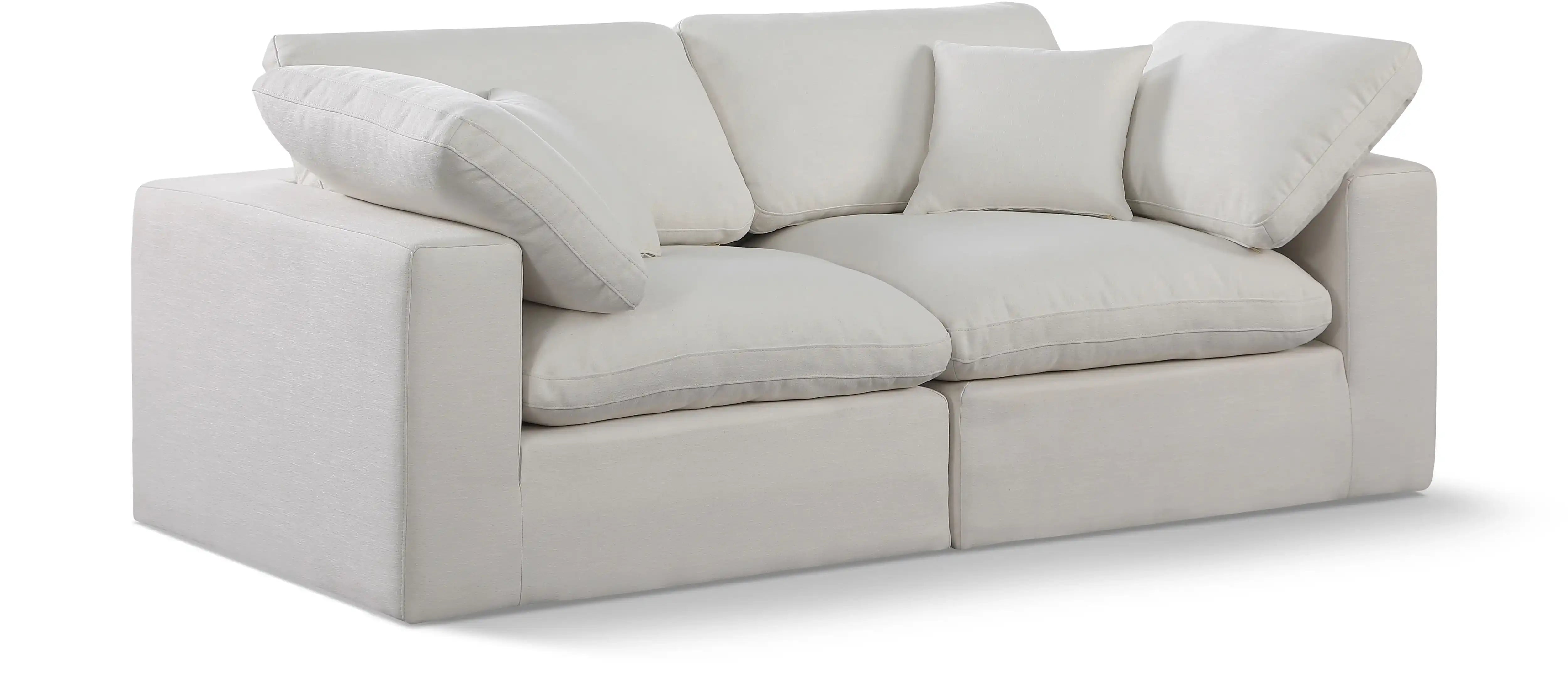 Comfy - Linen Modular Sofa 2 Seats - Best Buy Furniture