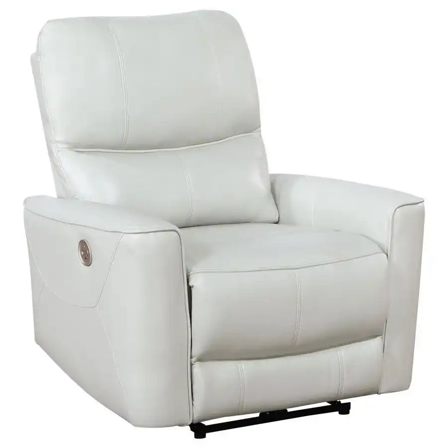 Greenfield - Upholstered Power Recliner Chair - Best Buy Furniture
