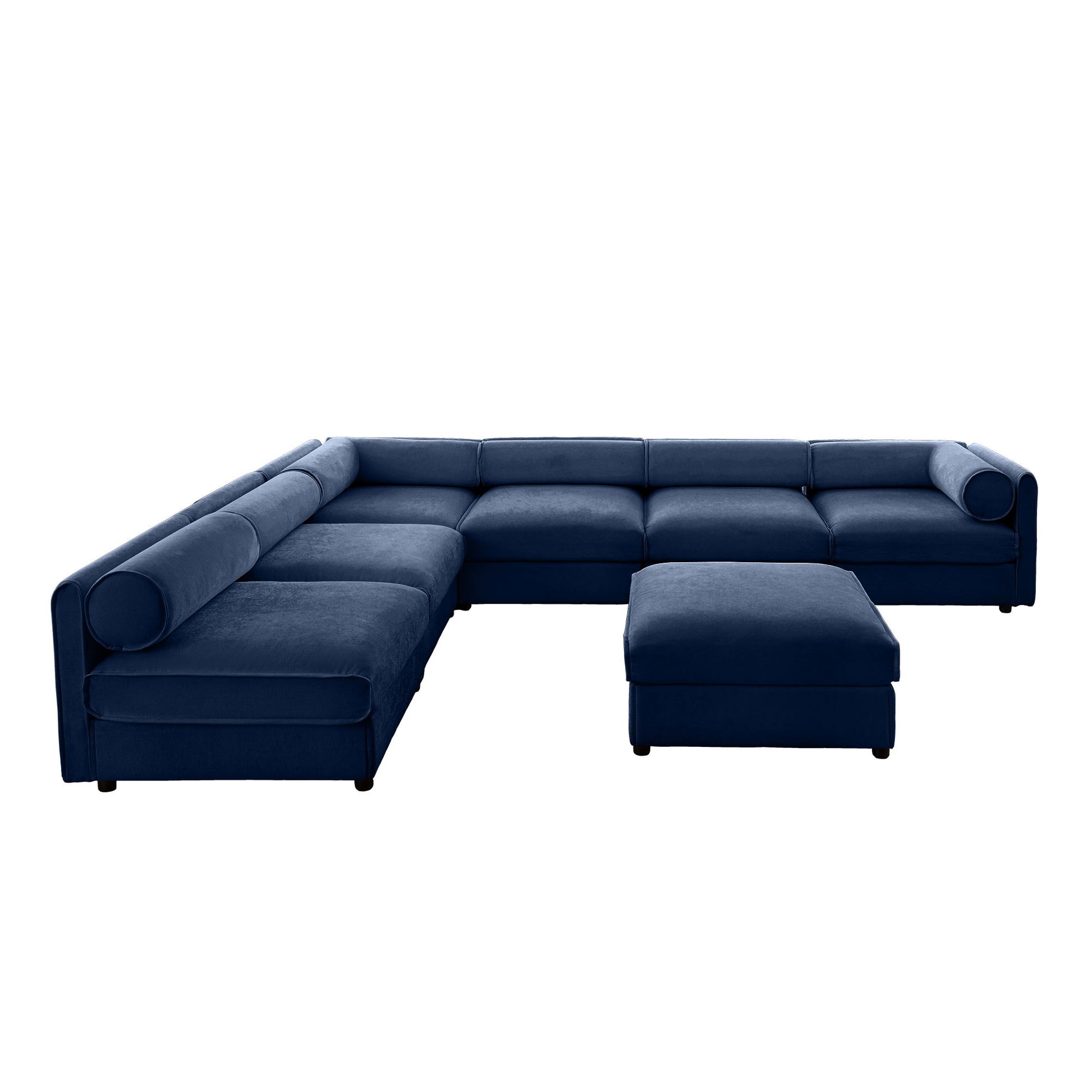 Modern Modular Sectional Sofa With Storag, Contemporary Cylindrical Design - Best Buy Furniture
