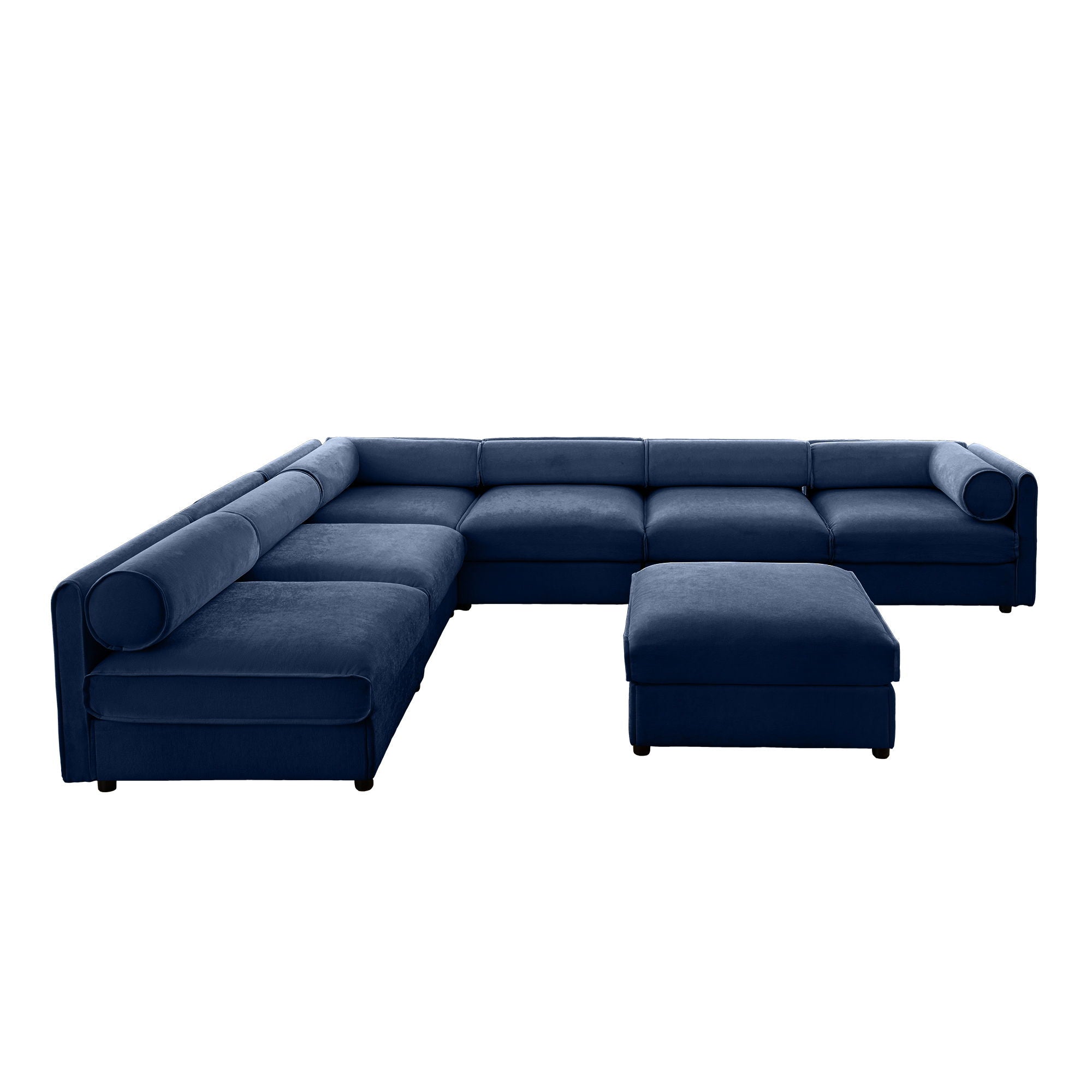 Modern Modular Sectional Sofa With Storag, Contemporary Cylindrical Design - Best Buy Furniture