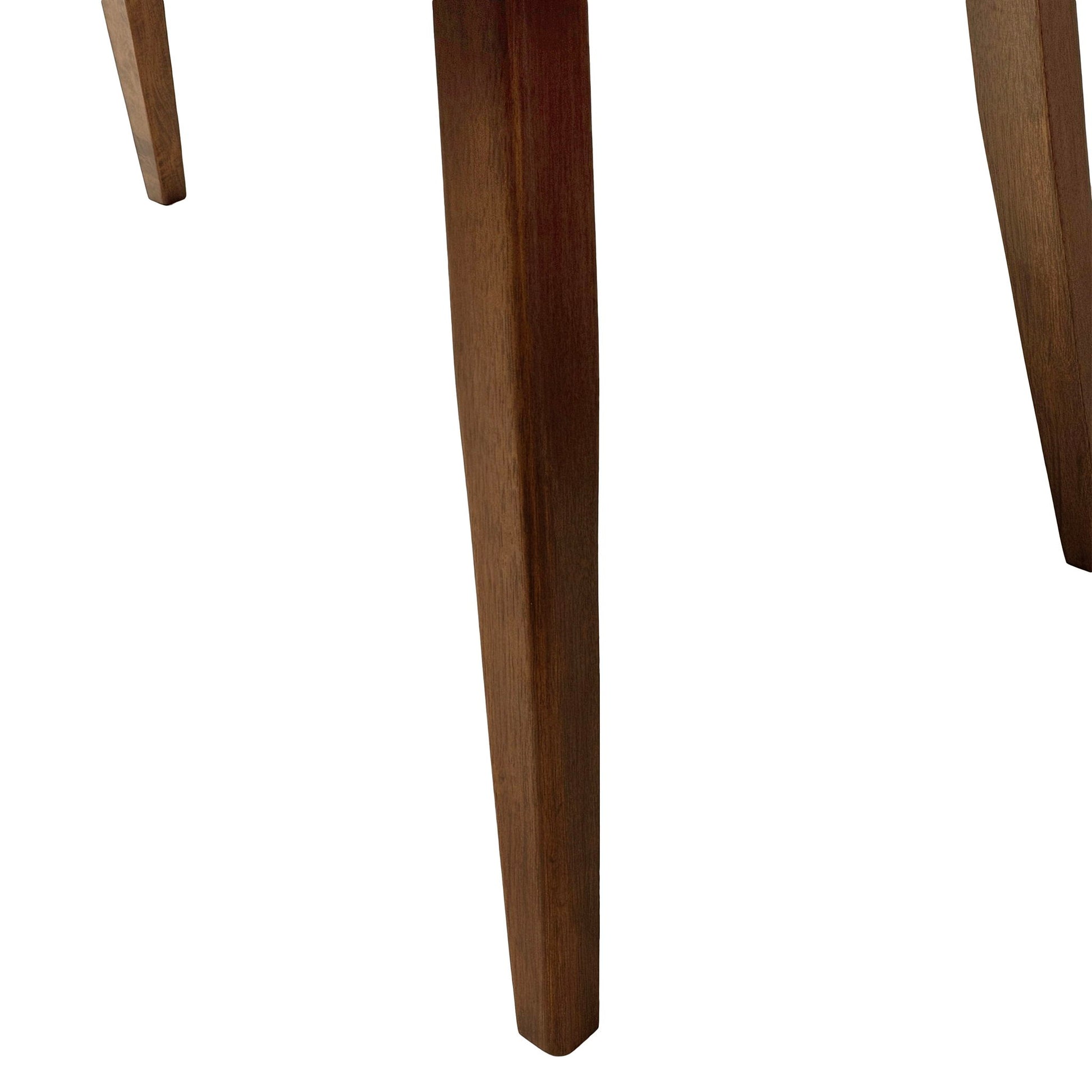 Modern Indoor Wood Dining Set With Chairs And Table, Rubber Wood, 6 Piece - Cream / Walnut - Best Buy Furniture